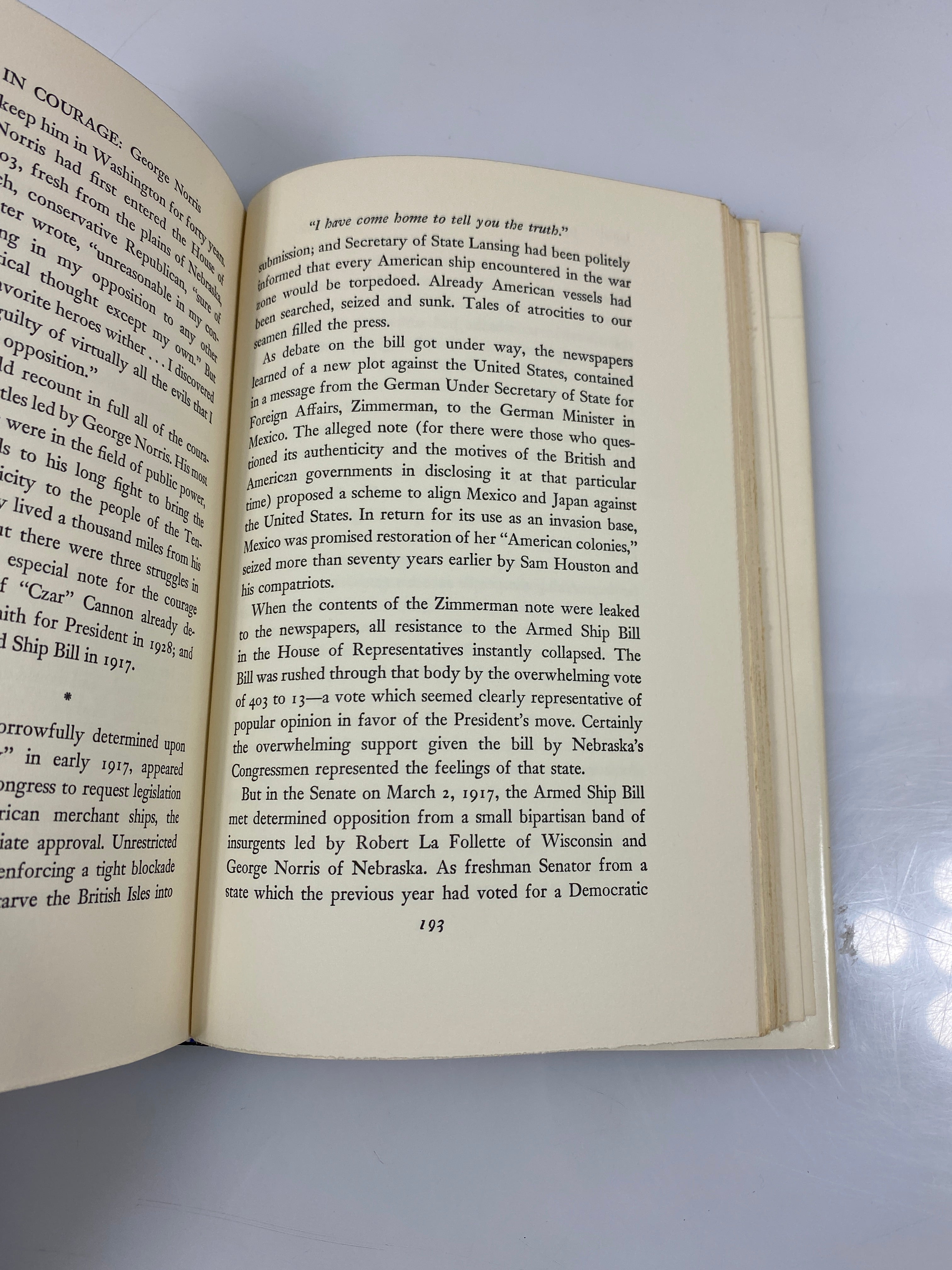 Profiles in Courage by John F. Kennedy 1961 HCDJ
