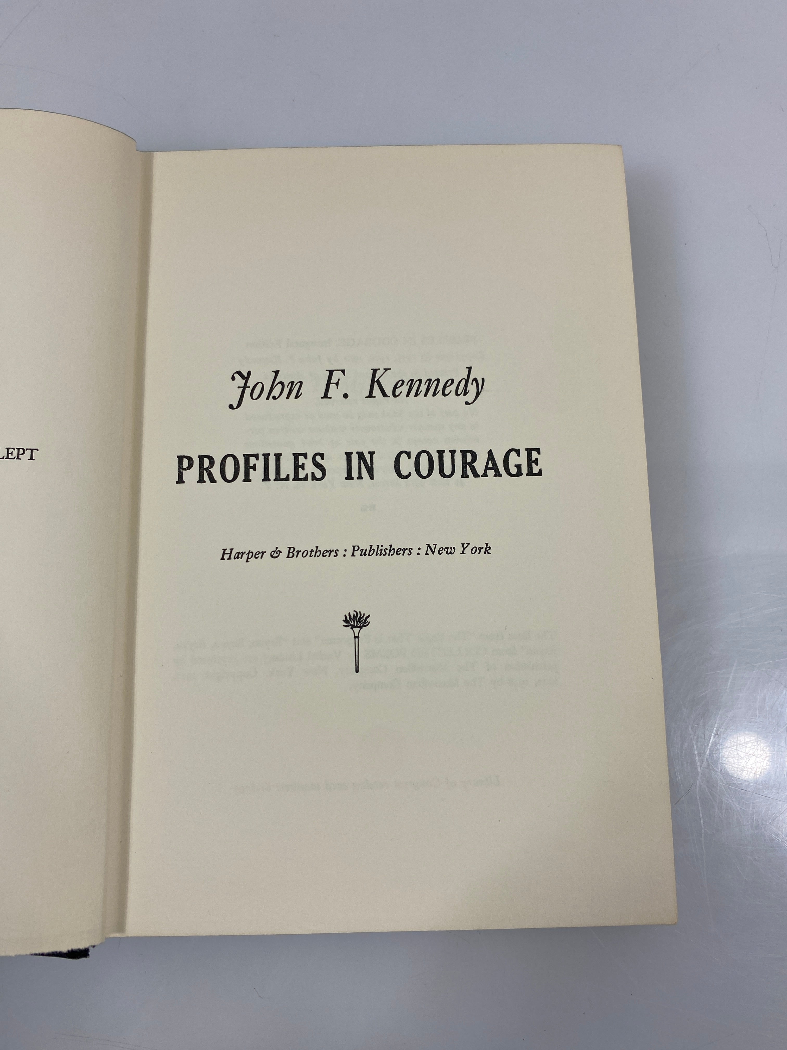 Profiles in Courage by John F. Kennedy 1961 HCDJ