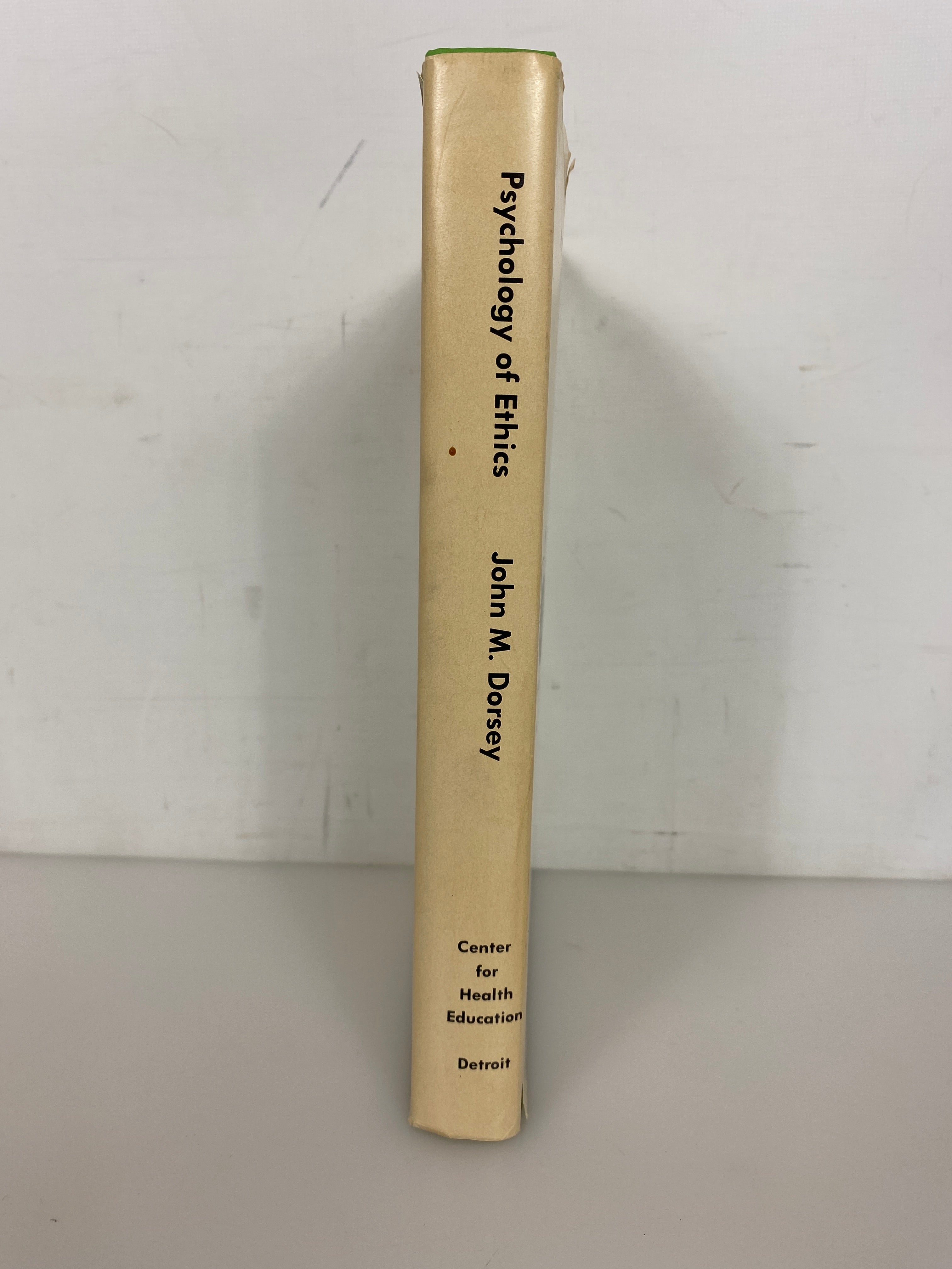 Psychology of Ethics John Dorsey 1974 Inscribed to MI Deputy A.G. by Author HCDJ