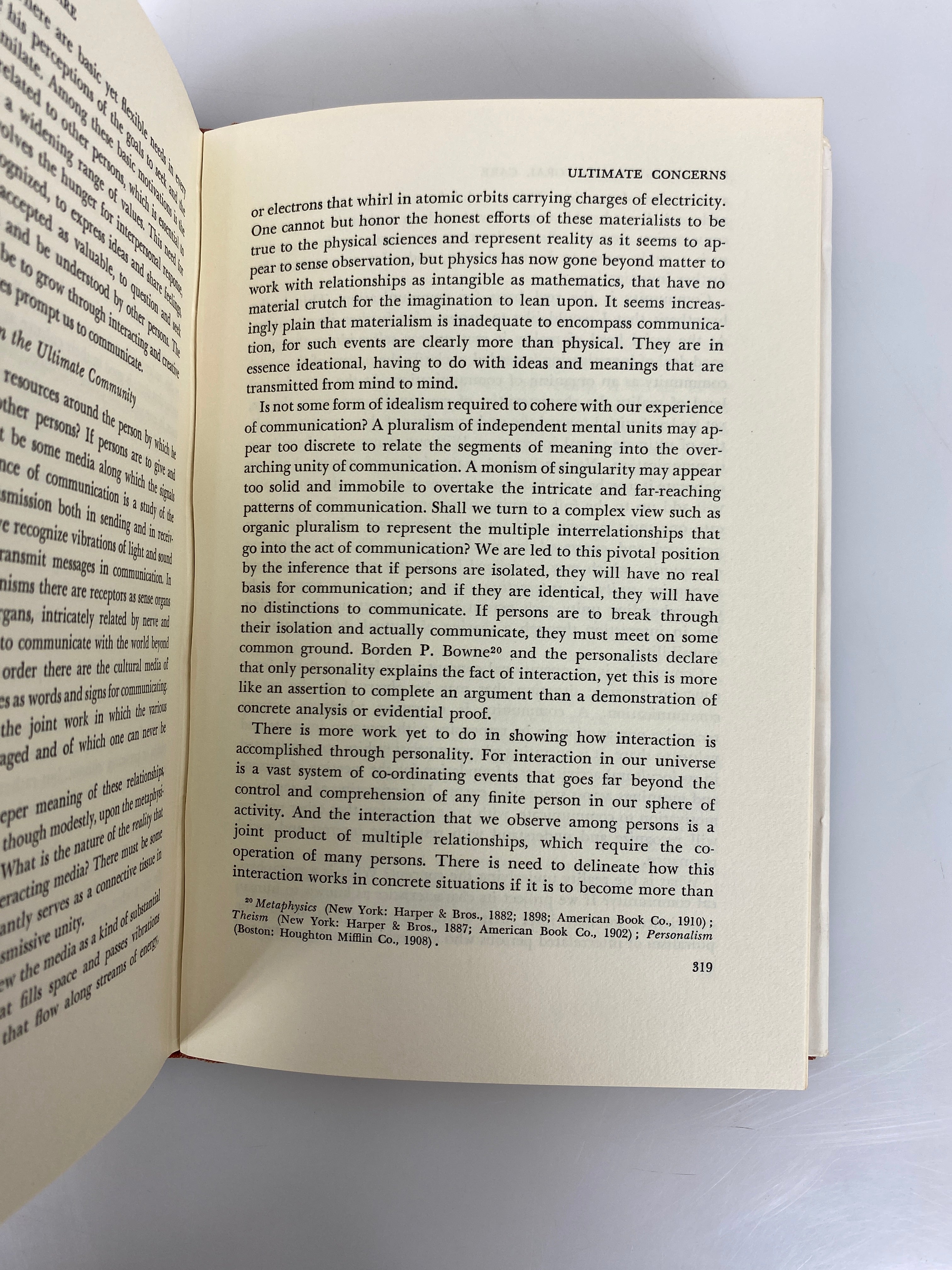 Psychology of Pastoral Care by Paul Johnson 1953 HC DJ