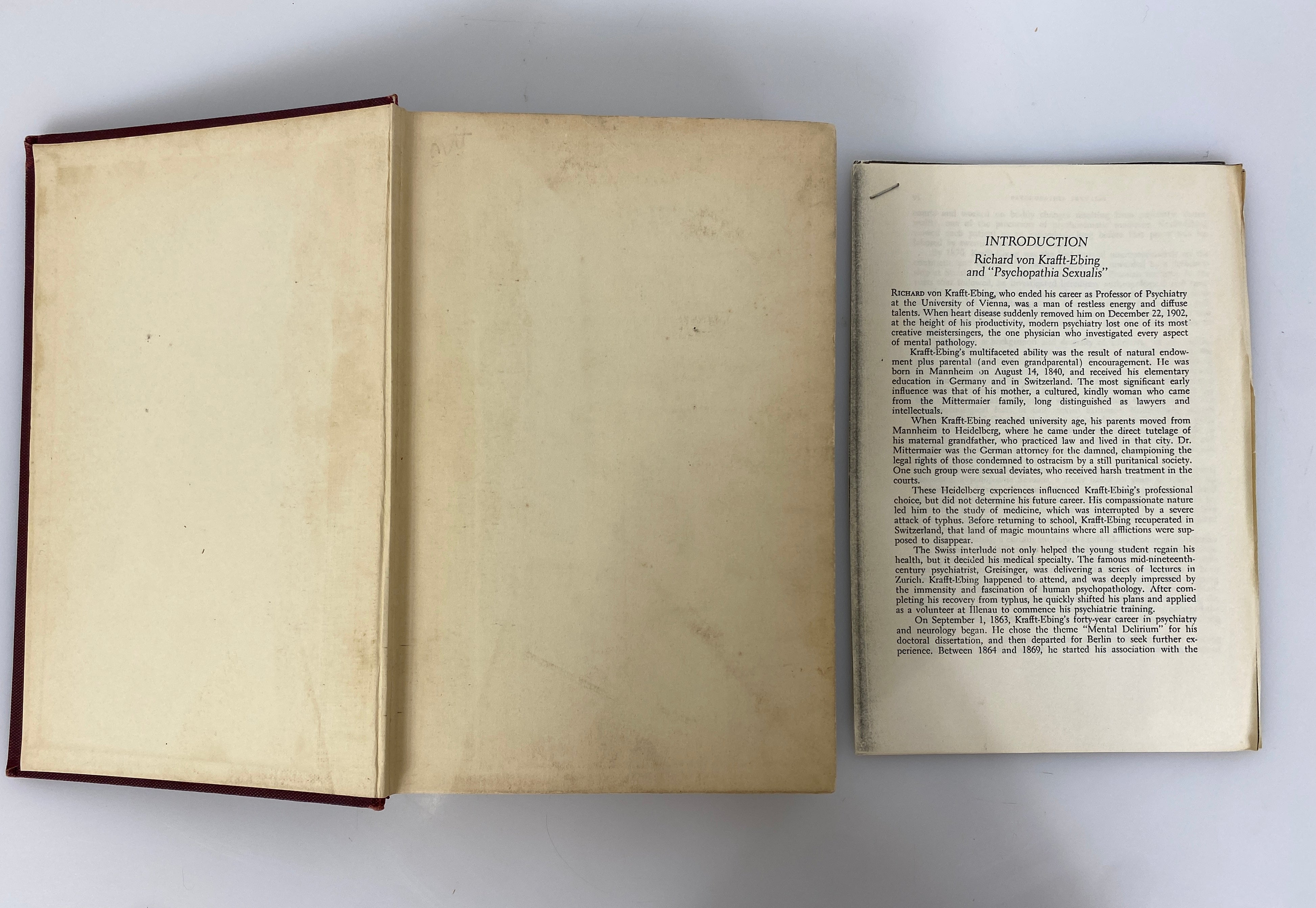 Psychopathia Sexualis by Krafft-Ebing 1922 Revised Ed Antique HC
