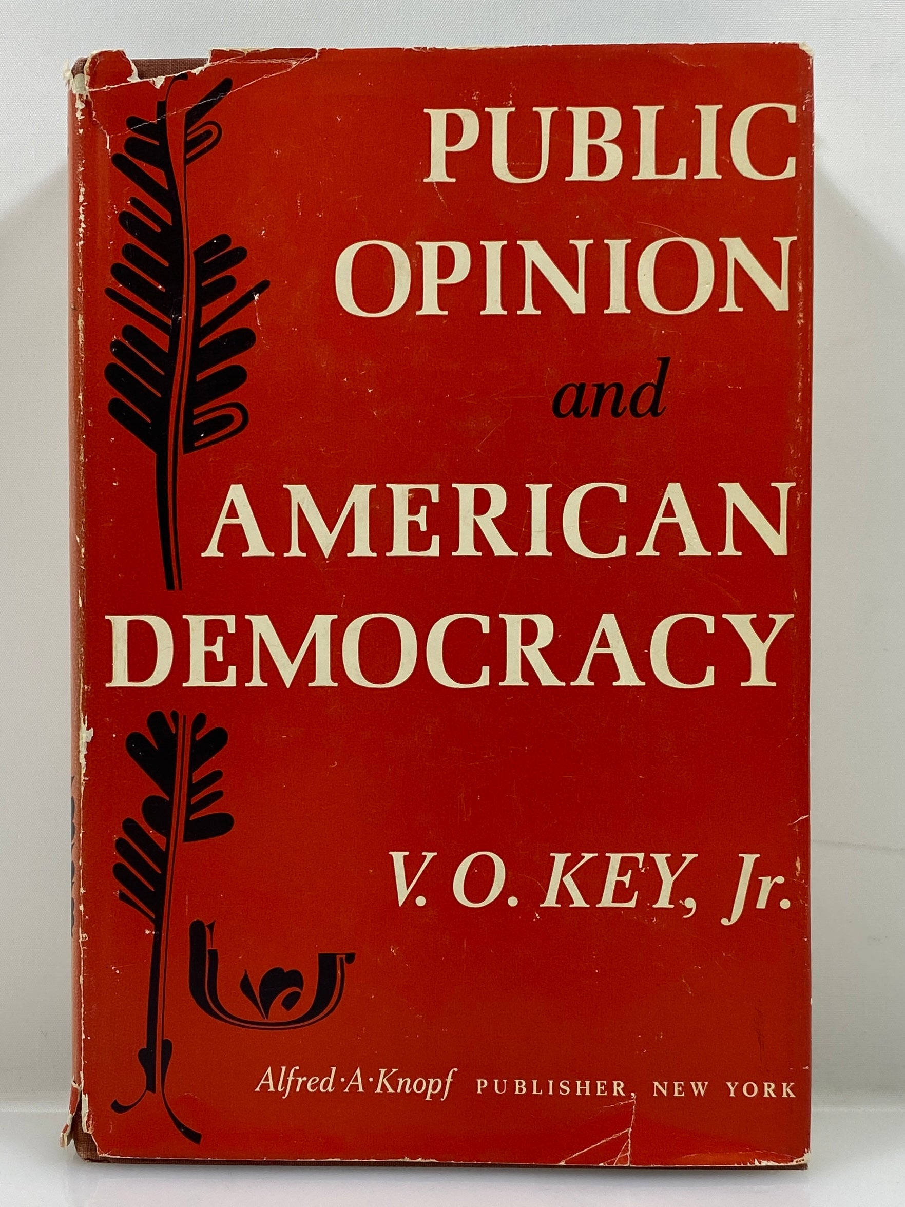Public Opinion & American Democracy by V.O. Key 1961 First Edition HC DJ