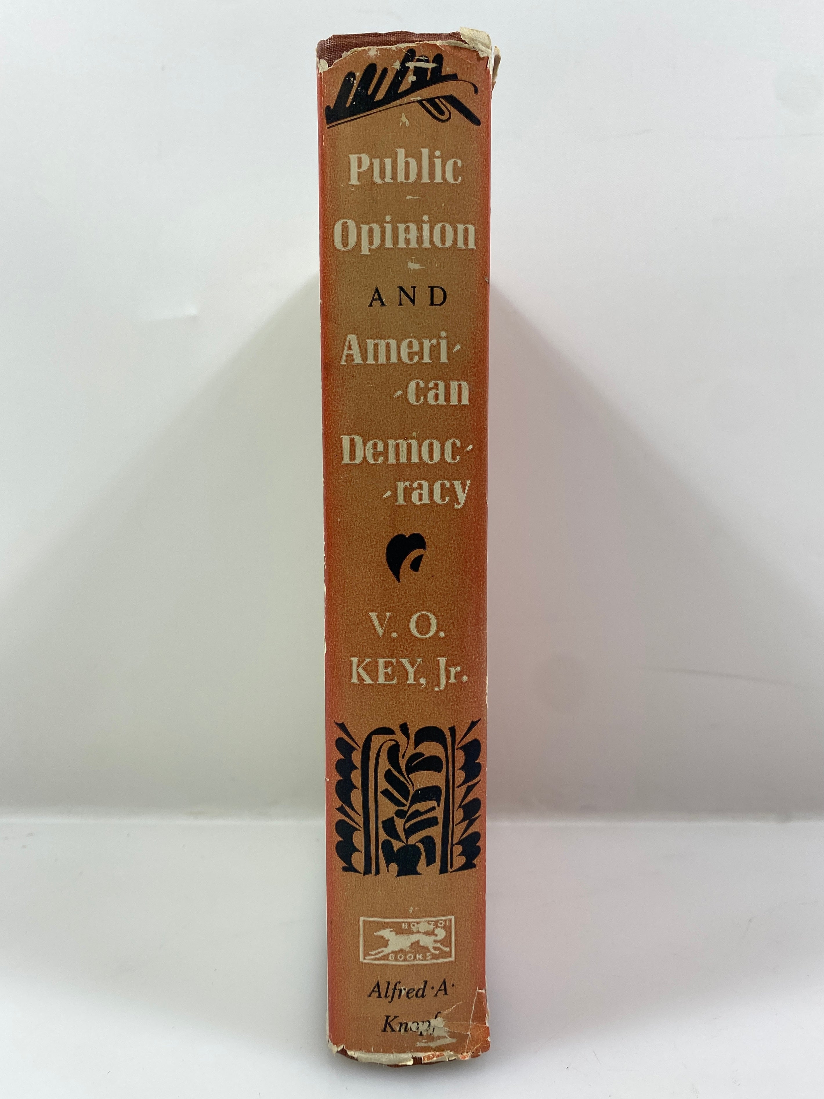 Public Opinion & American Democracy by V.O. Key 1961 First Edition HC DJ