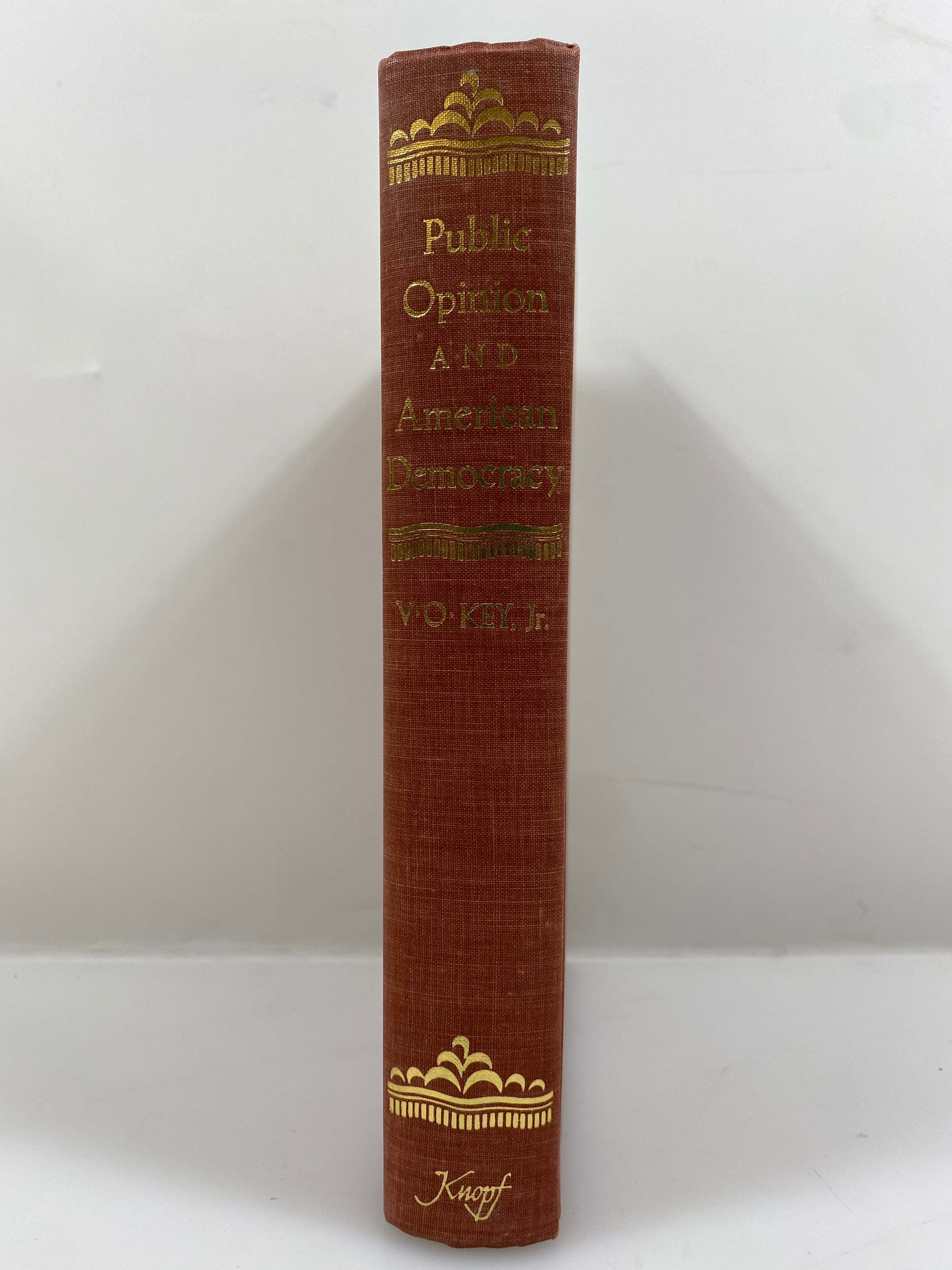 Public Opinion & American Democracy by V.O. Key 1961 First Edition HC DJ