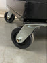 Pucel Pegboard Cart With Bin And Hooks