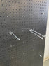 Pucel Pegboard Cart With Bin And Hooks