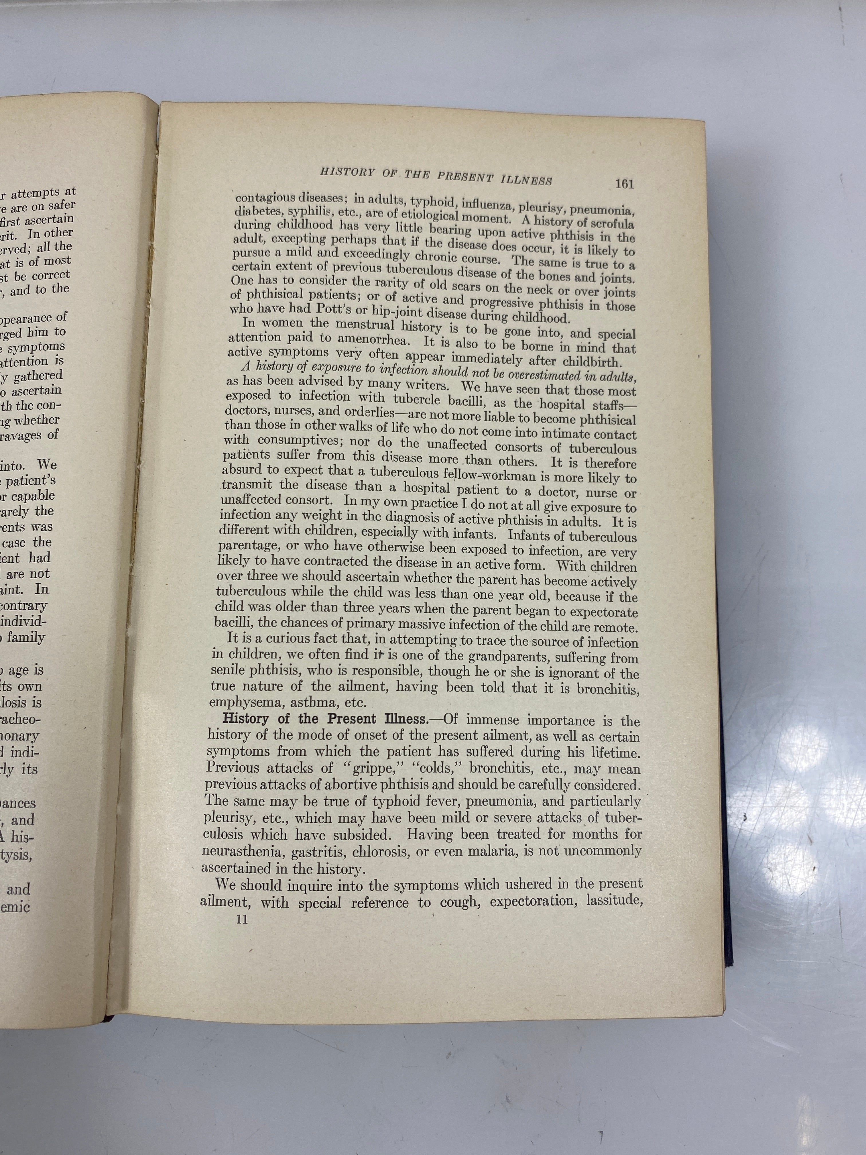 Pulmonary Tuberculosis by Fishberg 2nd Ed. Ex-library 1919 HC