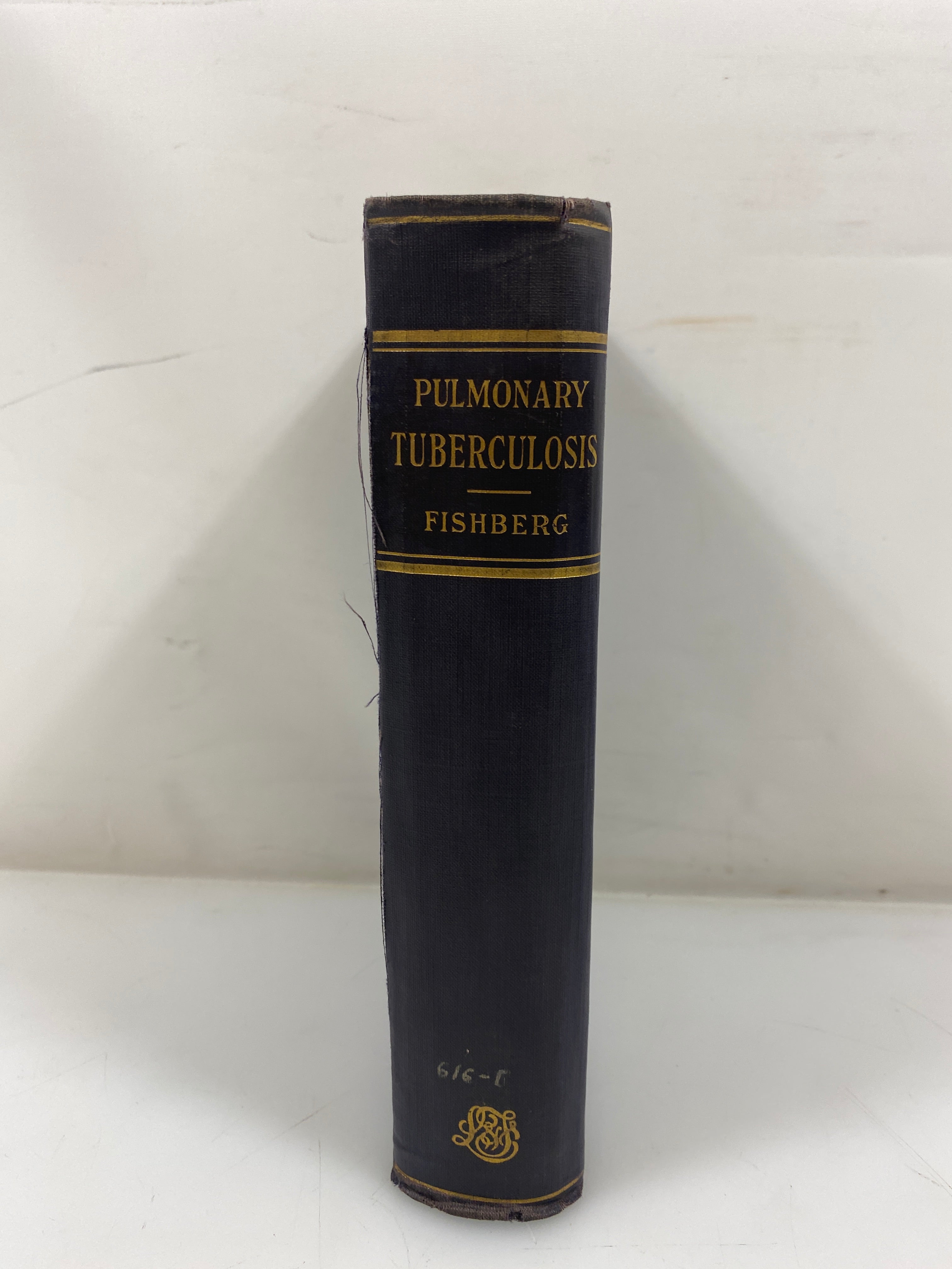 Pulmonary Tuberculosis by Fishberg 2nd Ed. Ex-library 1919 HC