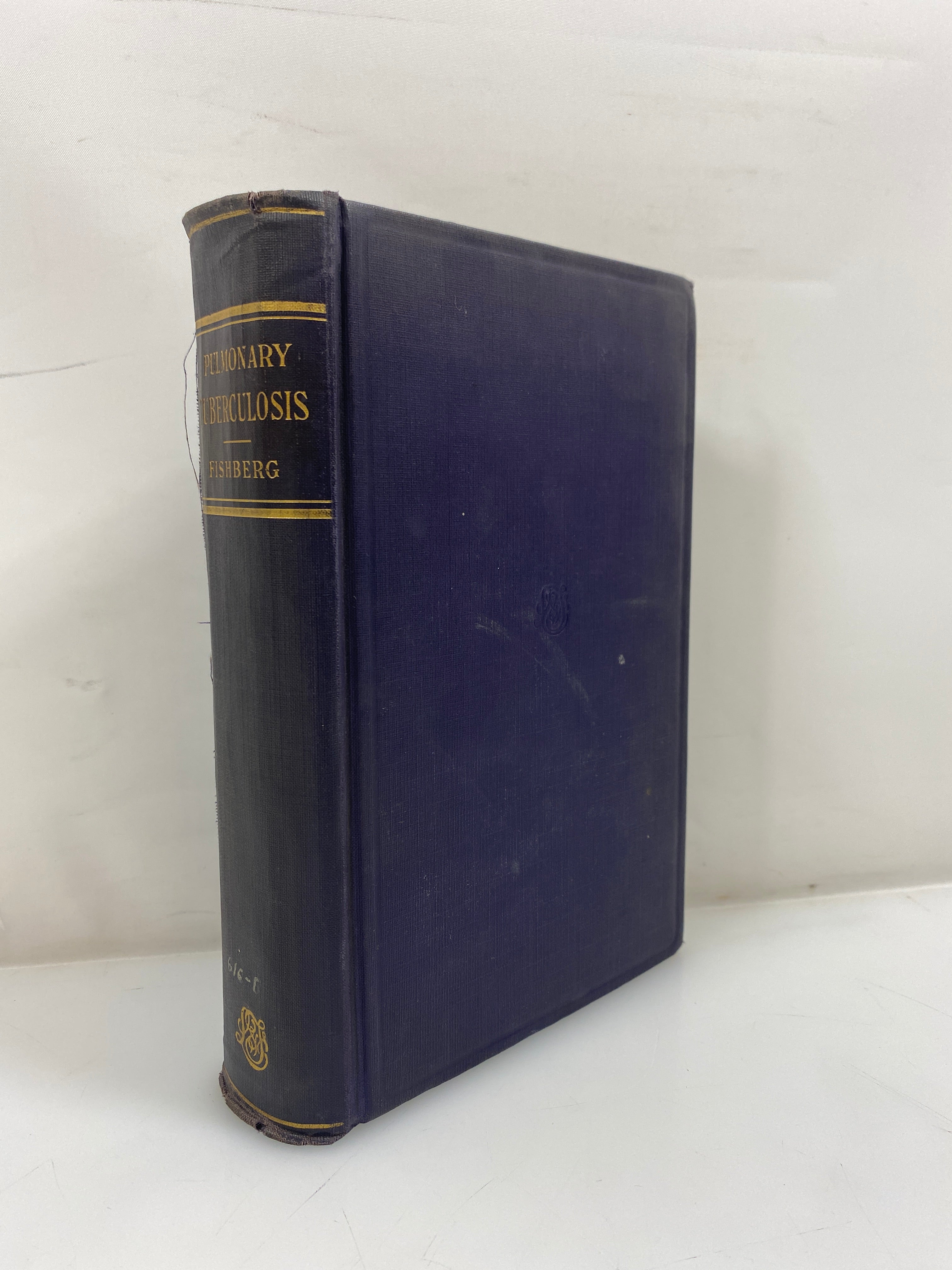Pulmonary Tuberculosis by Fishberg 2nd Ed. Ex-library 1919 HC