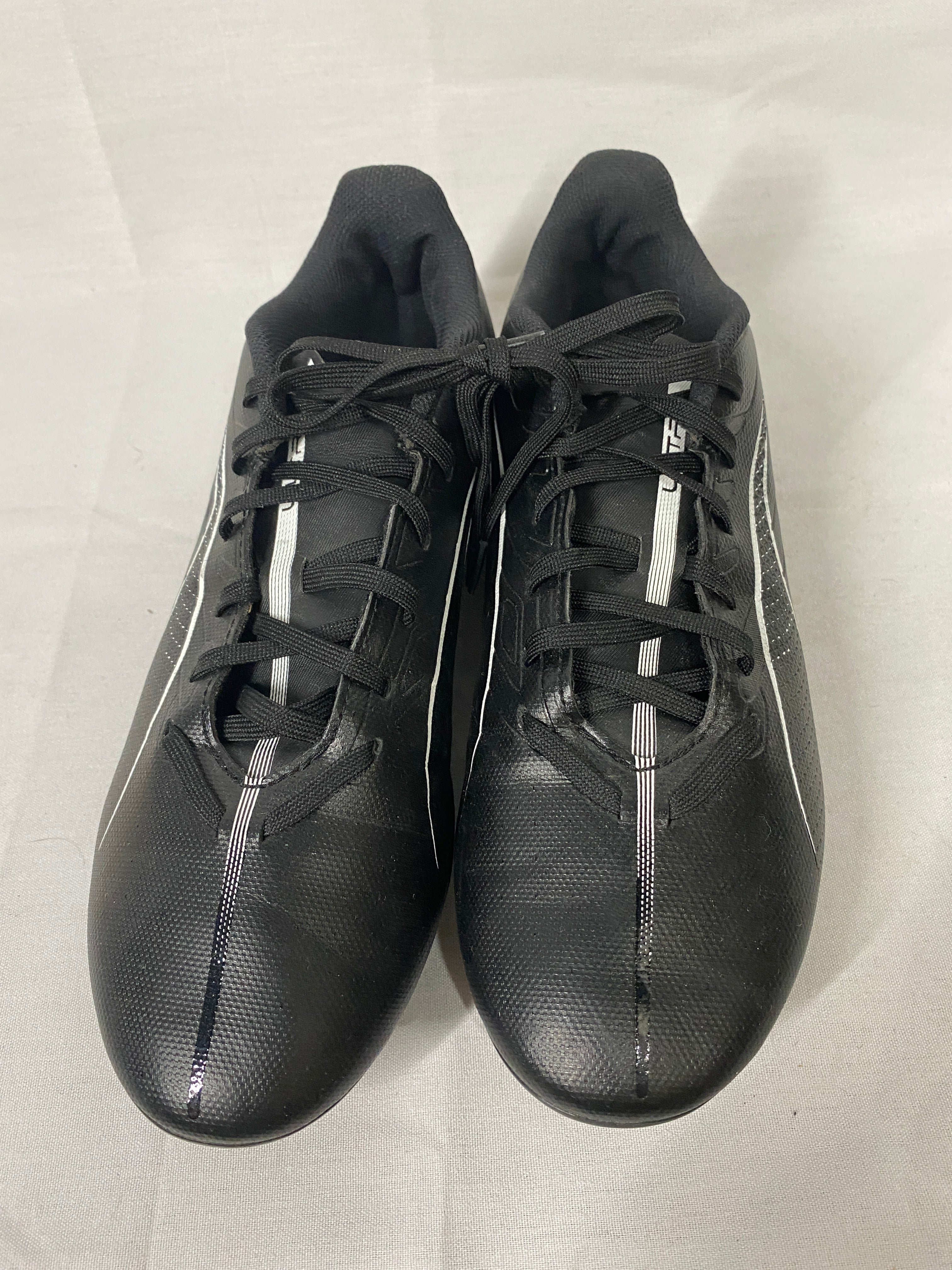PUMA Ultra 5 Play Firm Ground Soccer Cleats in Black Men's Size 9