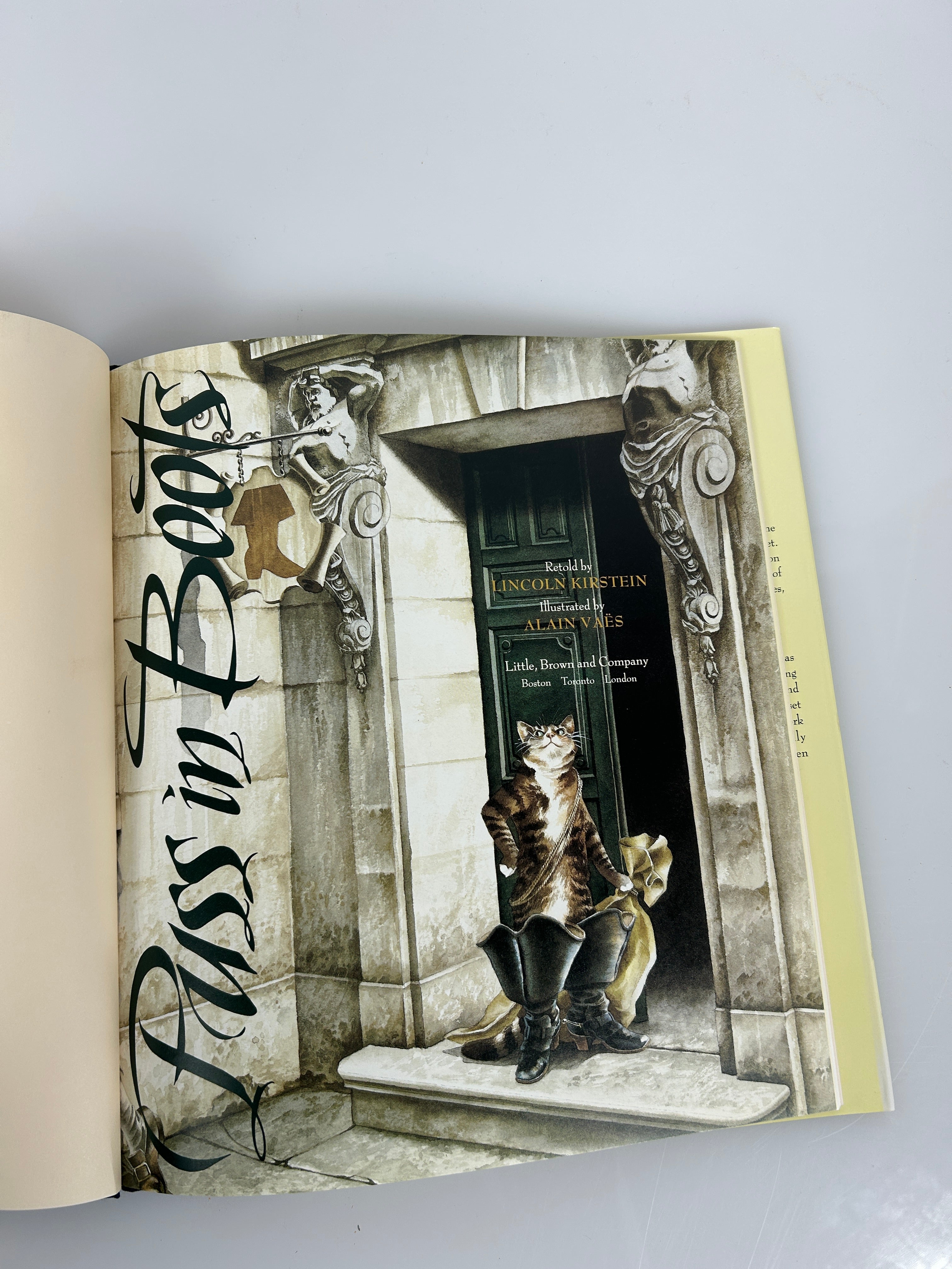 Puss In Boots Kirstein & Vaes 1st Ed 1992 HCDJ