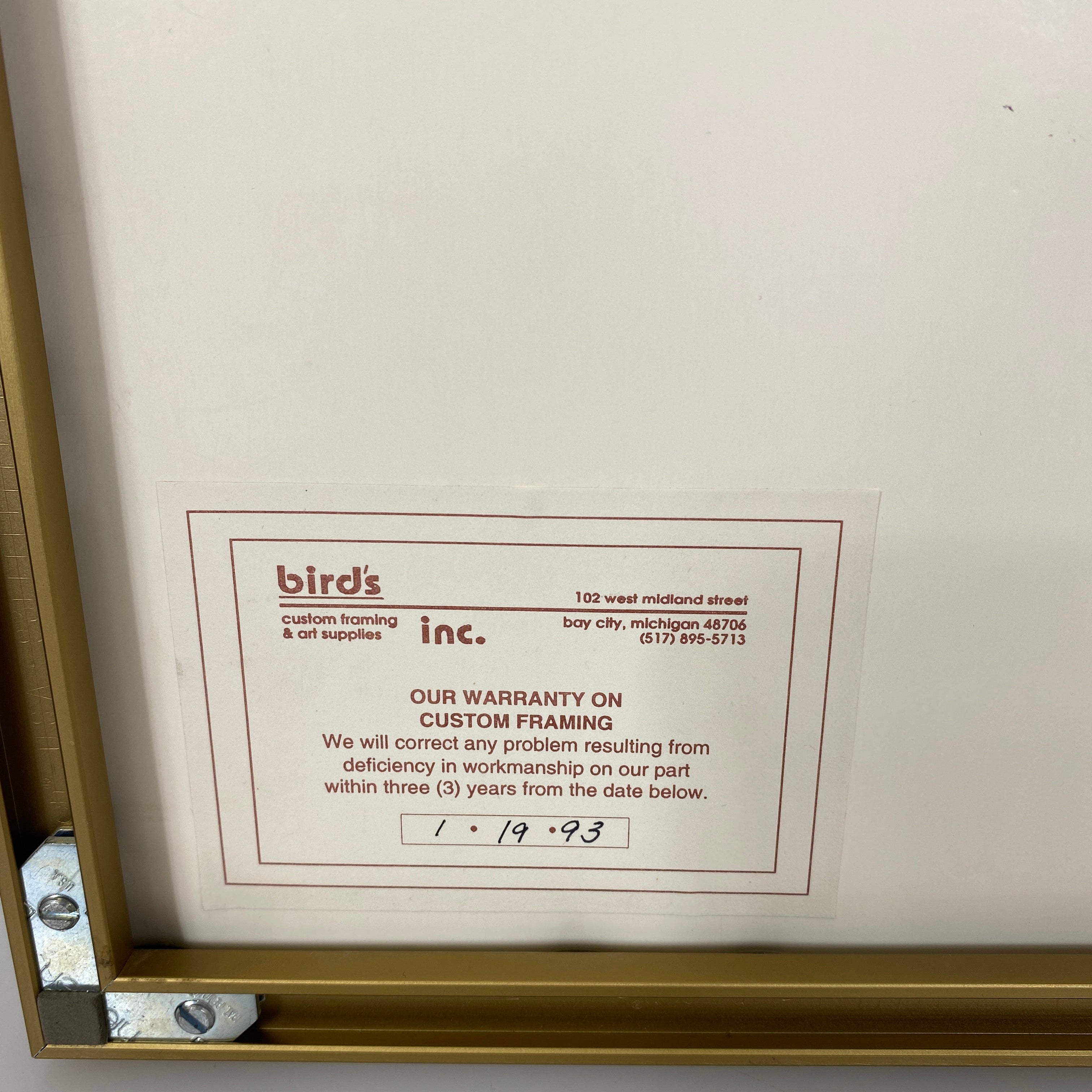 "Puss in Boots" Original Print Poster in Nielsen Frame