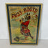 "Puss in Boots" Original Print Poster in Nielsen Frame