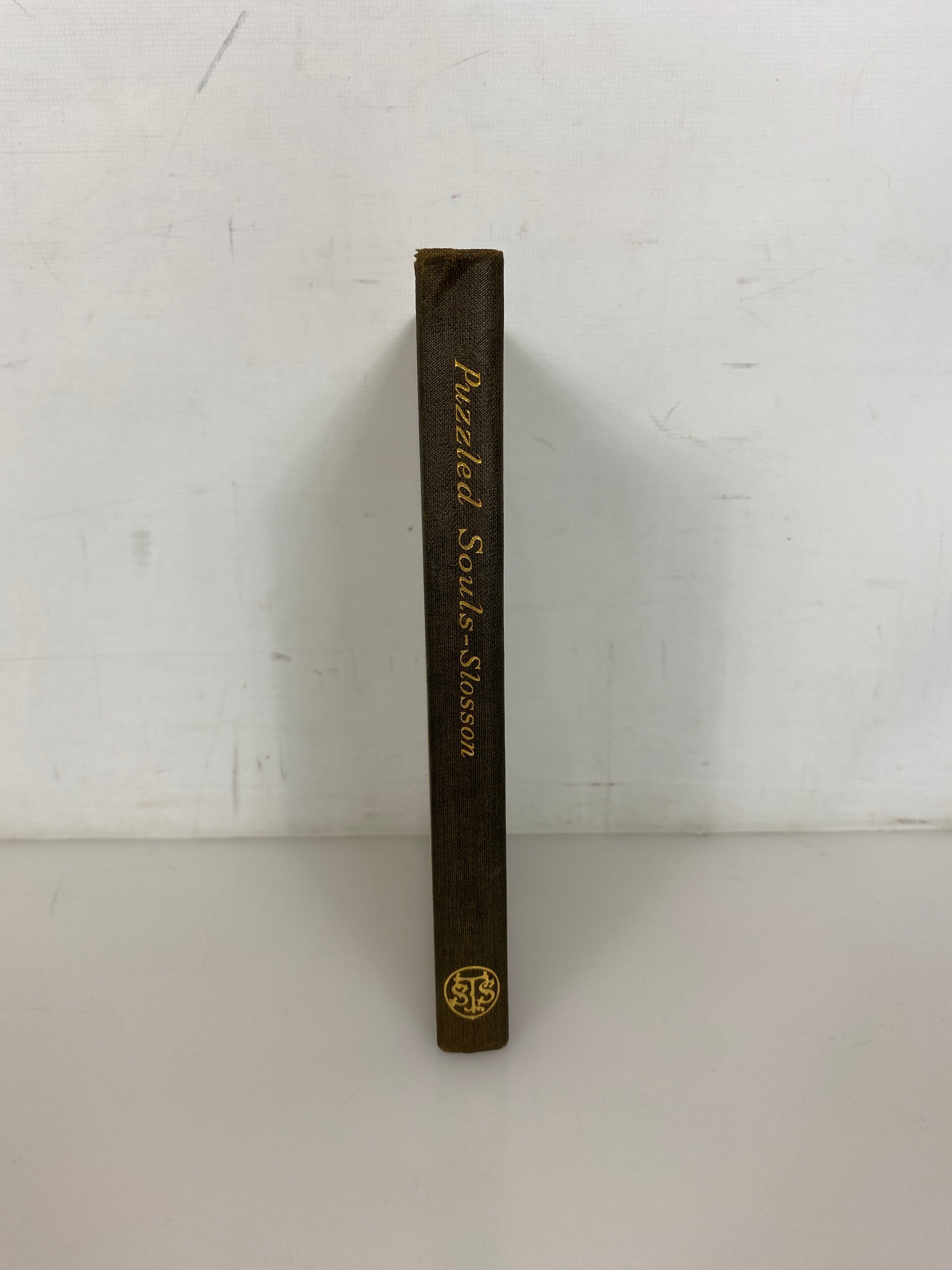 Puzzled Souls by Annie Trumbull Slosson 1915 Rare Antique HC