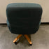 Quebec 69 Green Office Chair w/ Wooden Base