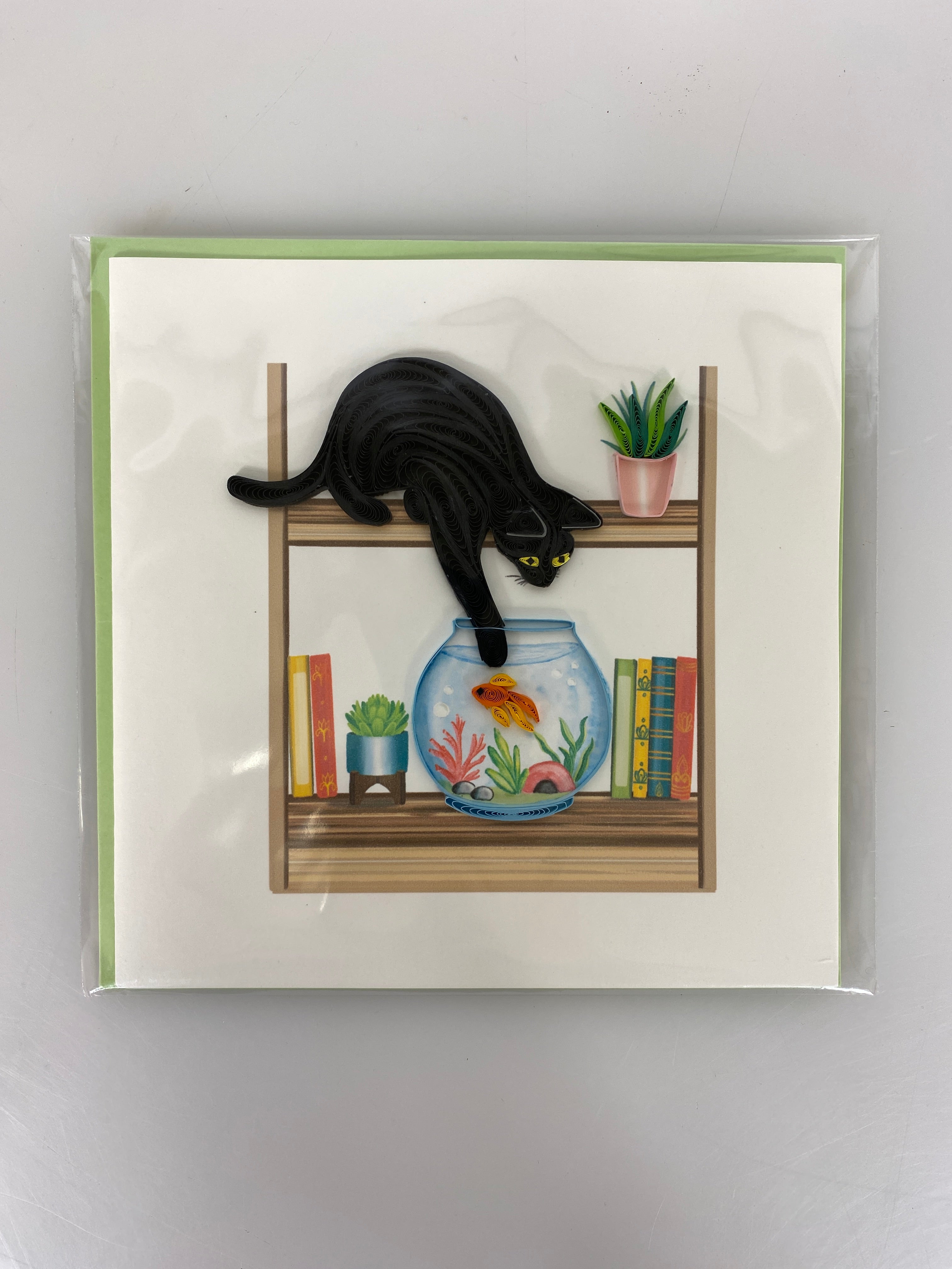 Quilled Blank Greeting Card