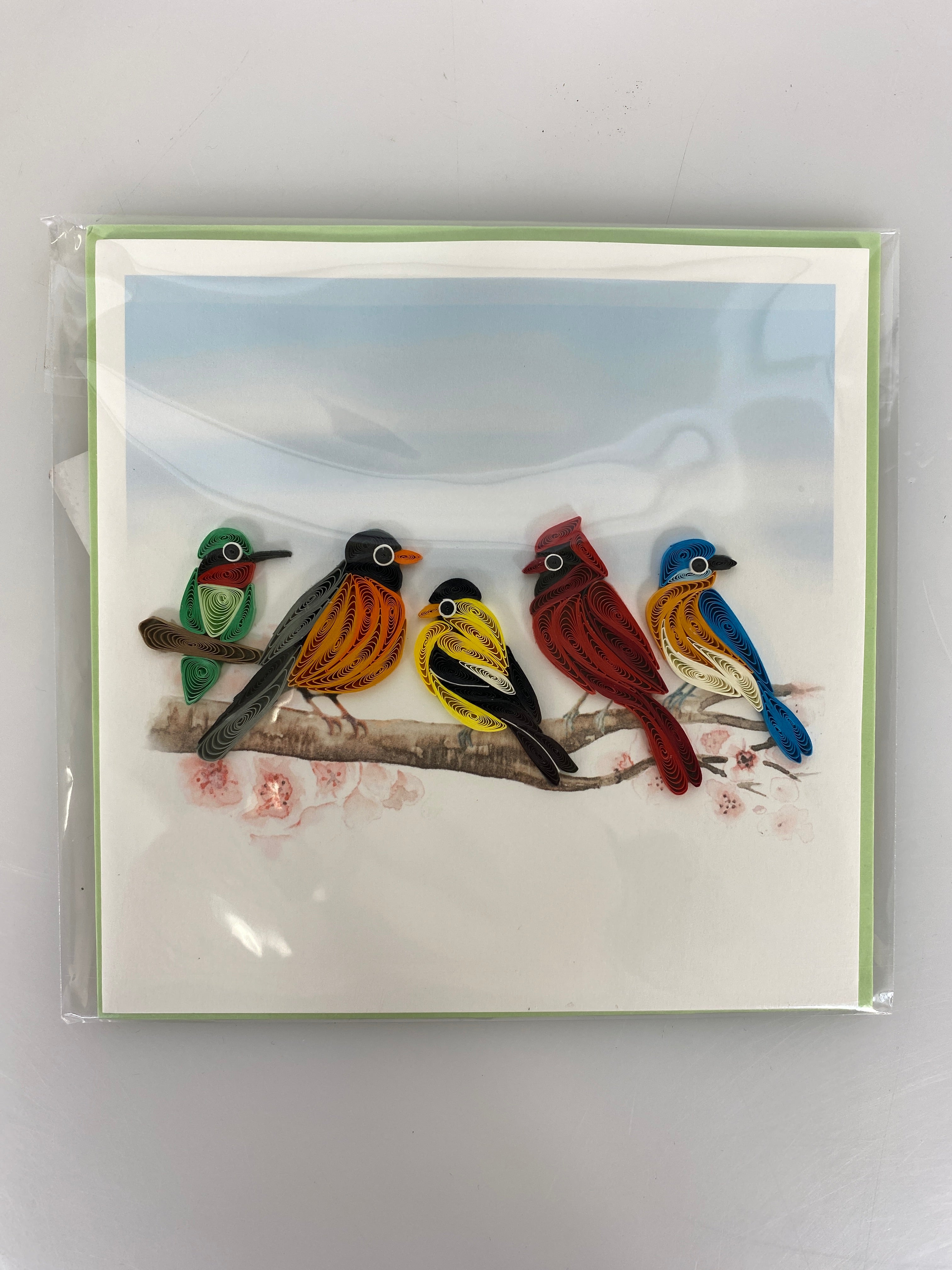 Quilled Blank Greeting Card