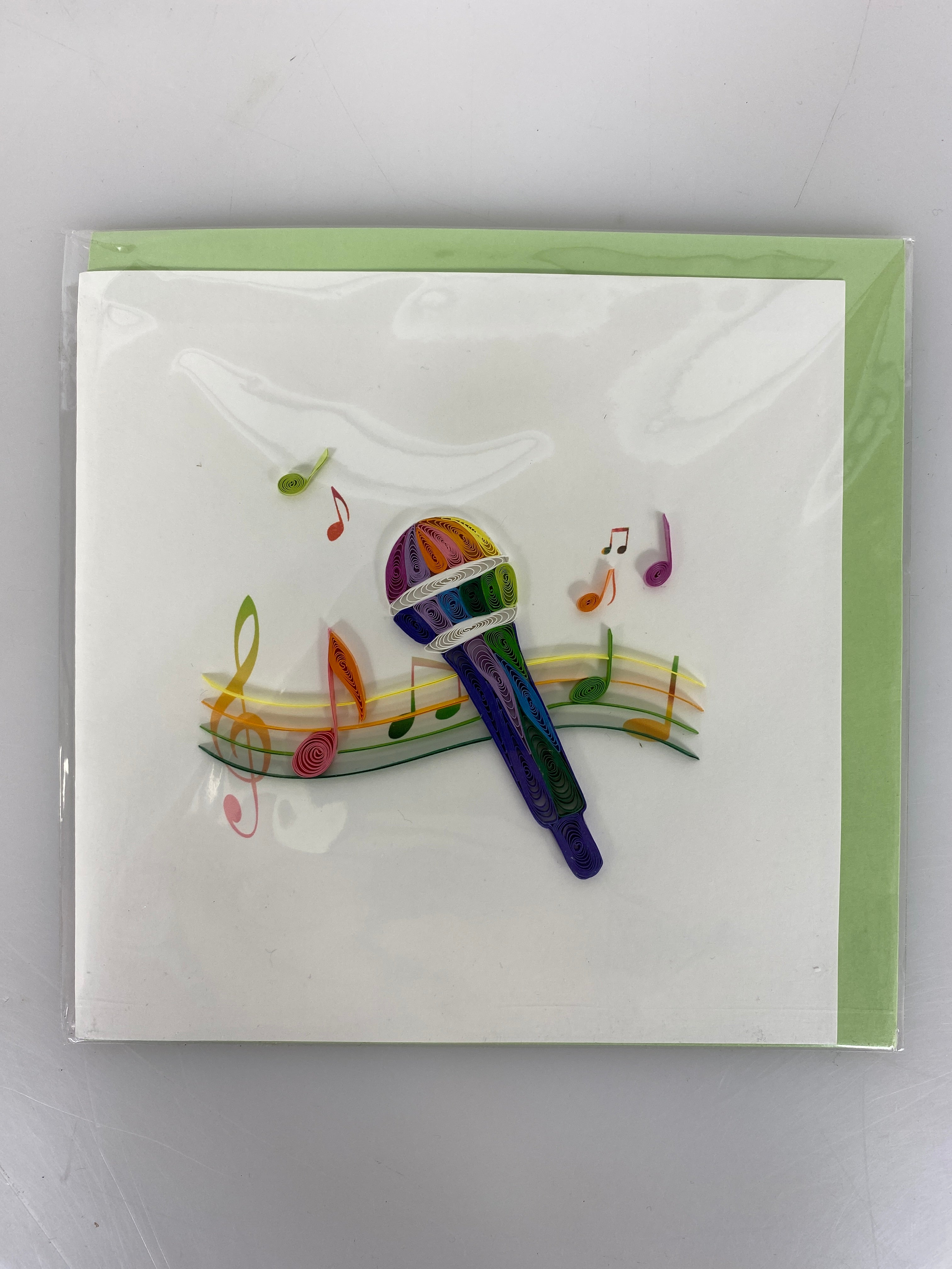 Quilled Blank Greeting Card