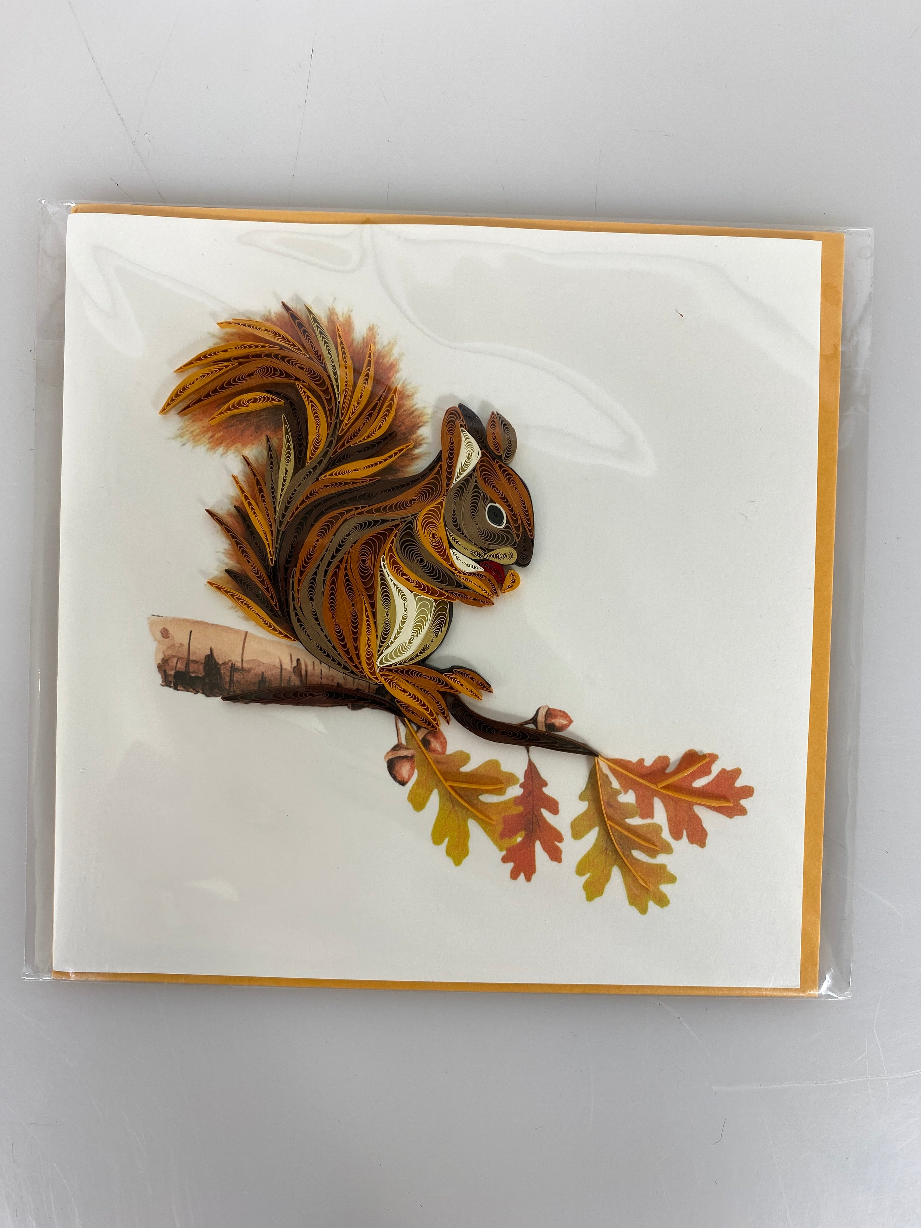 Quilled Blank Greeting Card