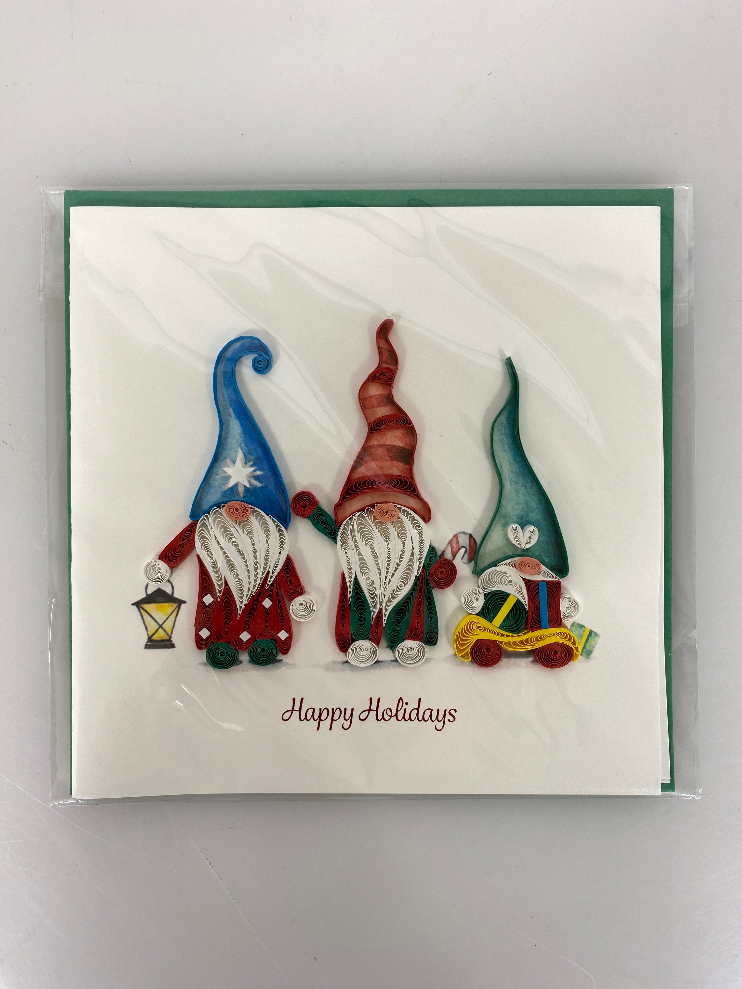 Quilled Happy Holidays Greeting Card