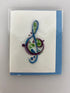 Quilled Mini Blank Greeting Card