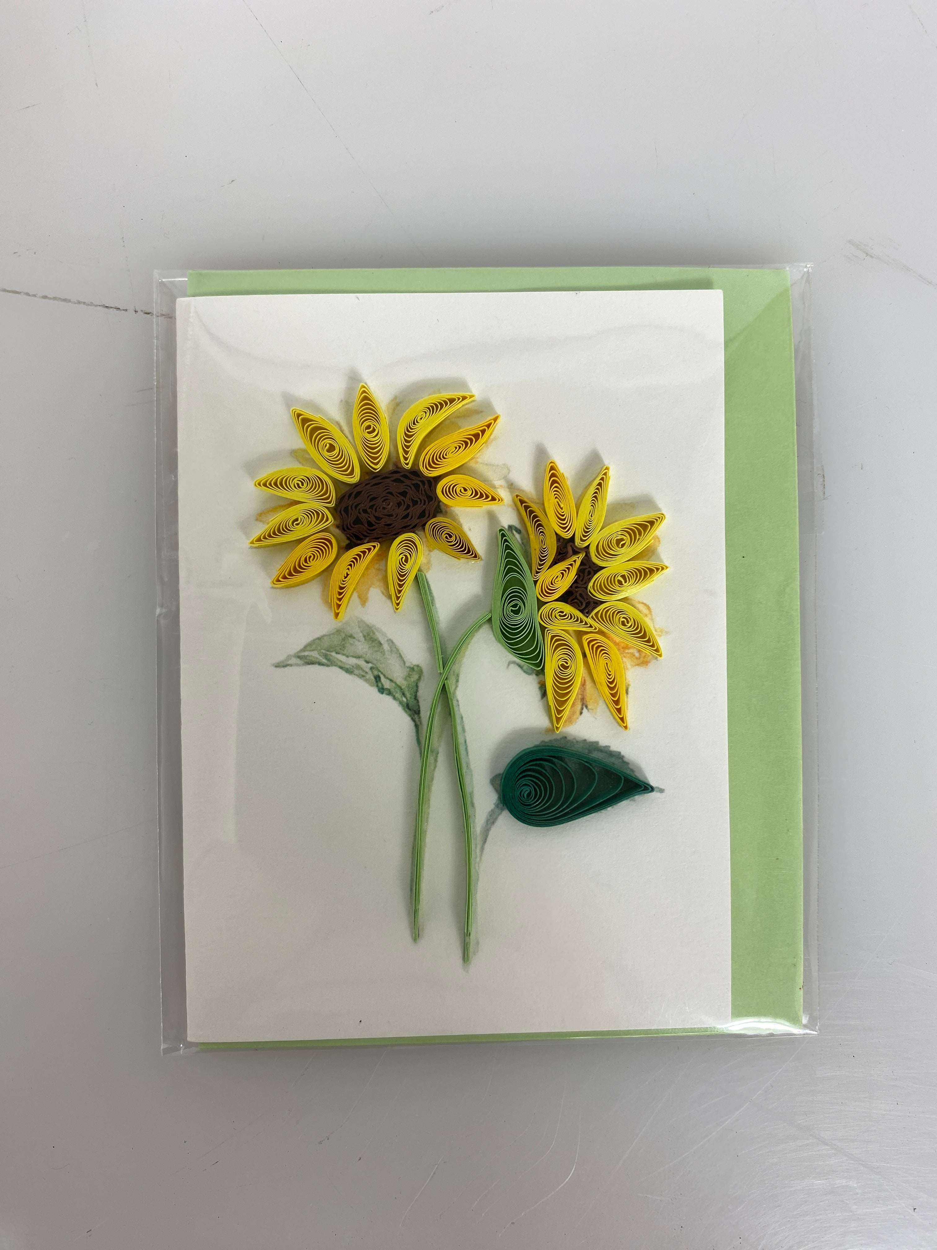 Quilled Mini Blank Greeting Card