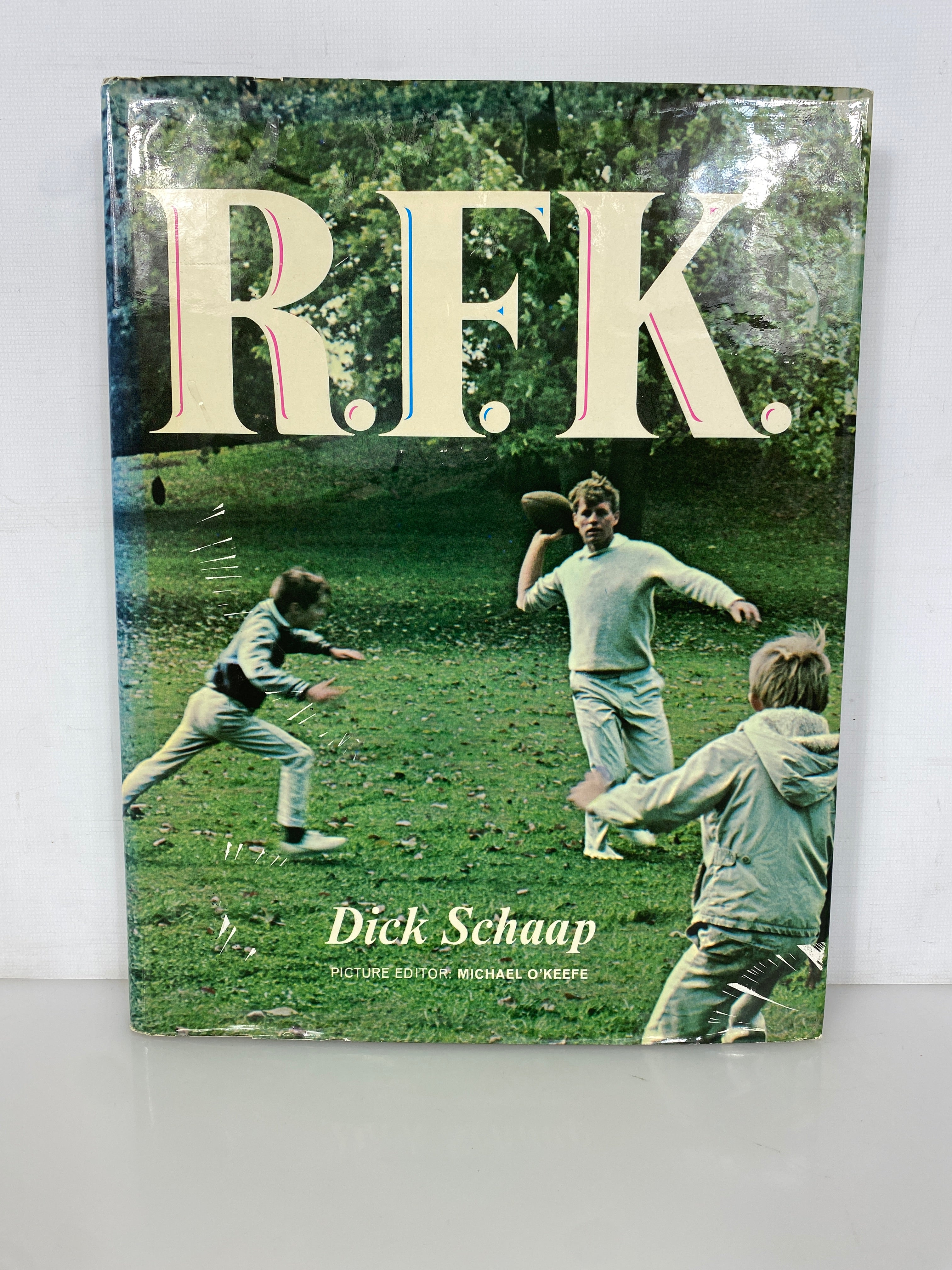 R.F.K. by Dick Schaap 1967 First Printing HC DJ