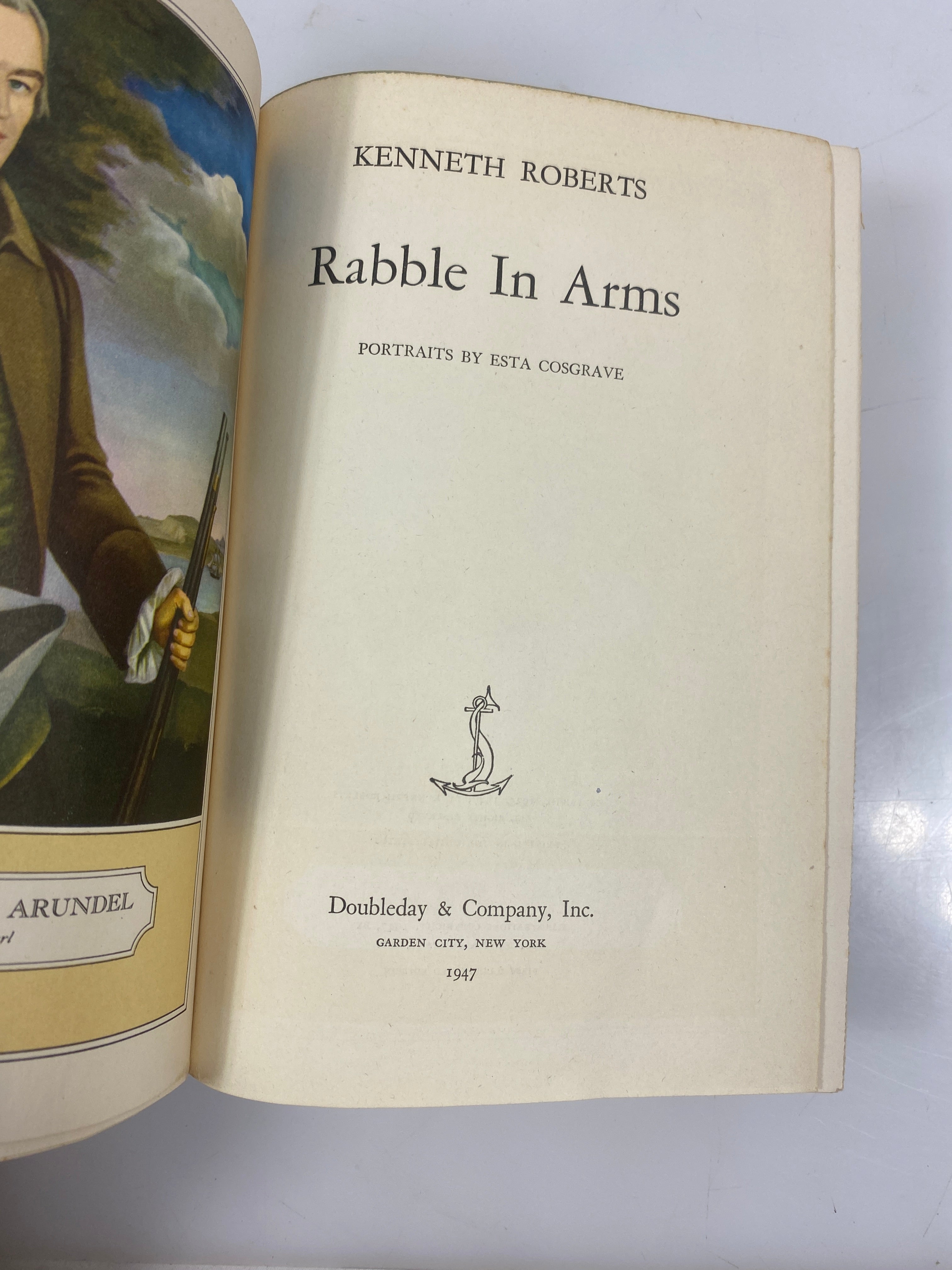 Rabble in Arms by Kenneth Roberts 1947 HCDJ