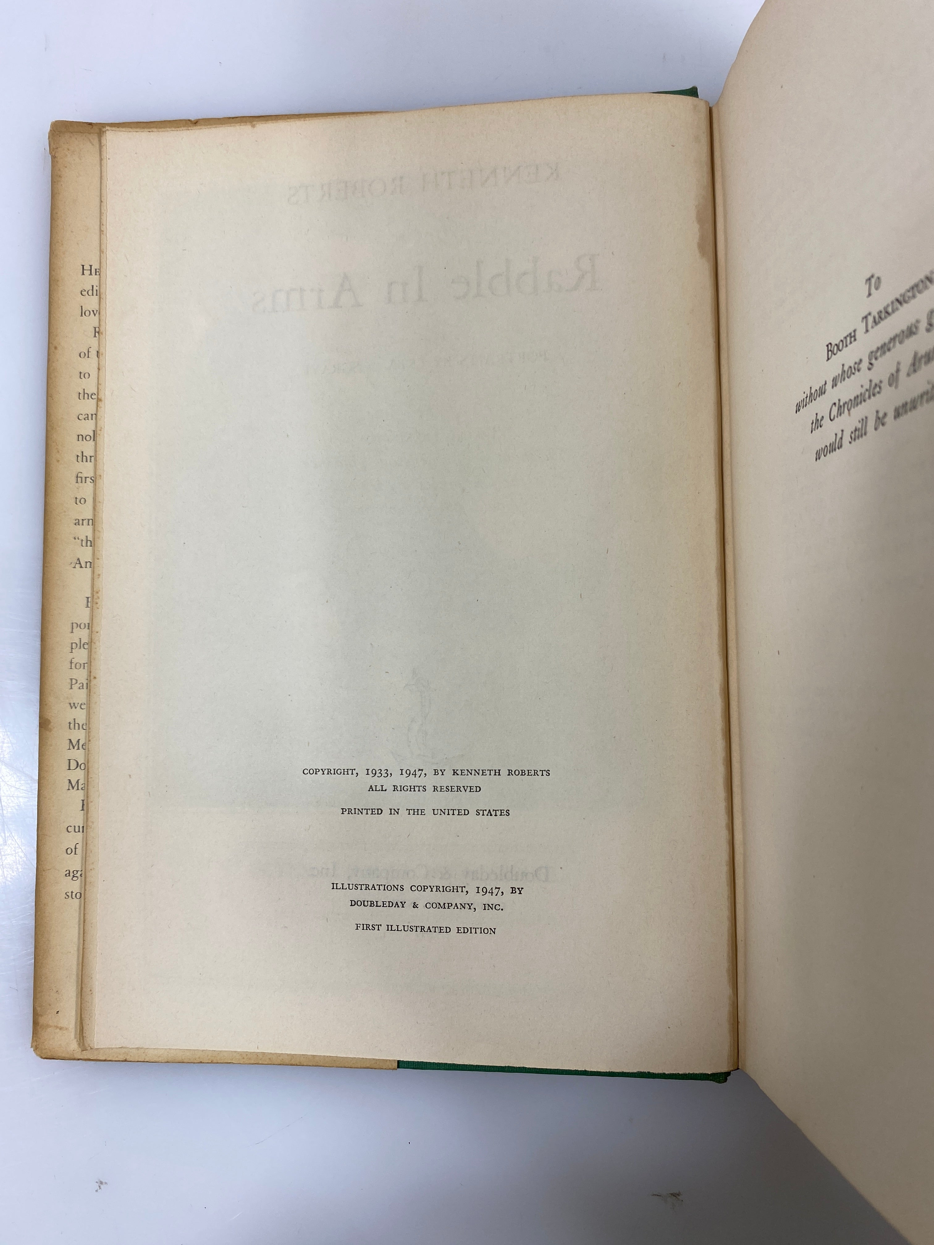 Rabble in Arms by Kenneth Roberts 1947 HCDJ BCE