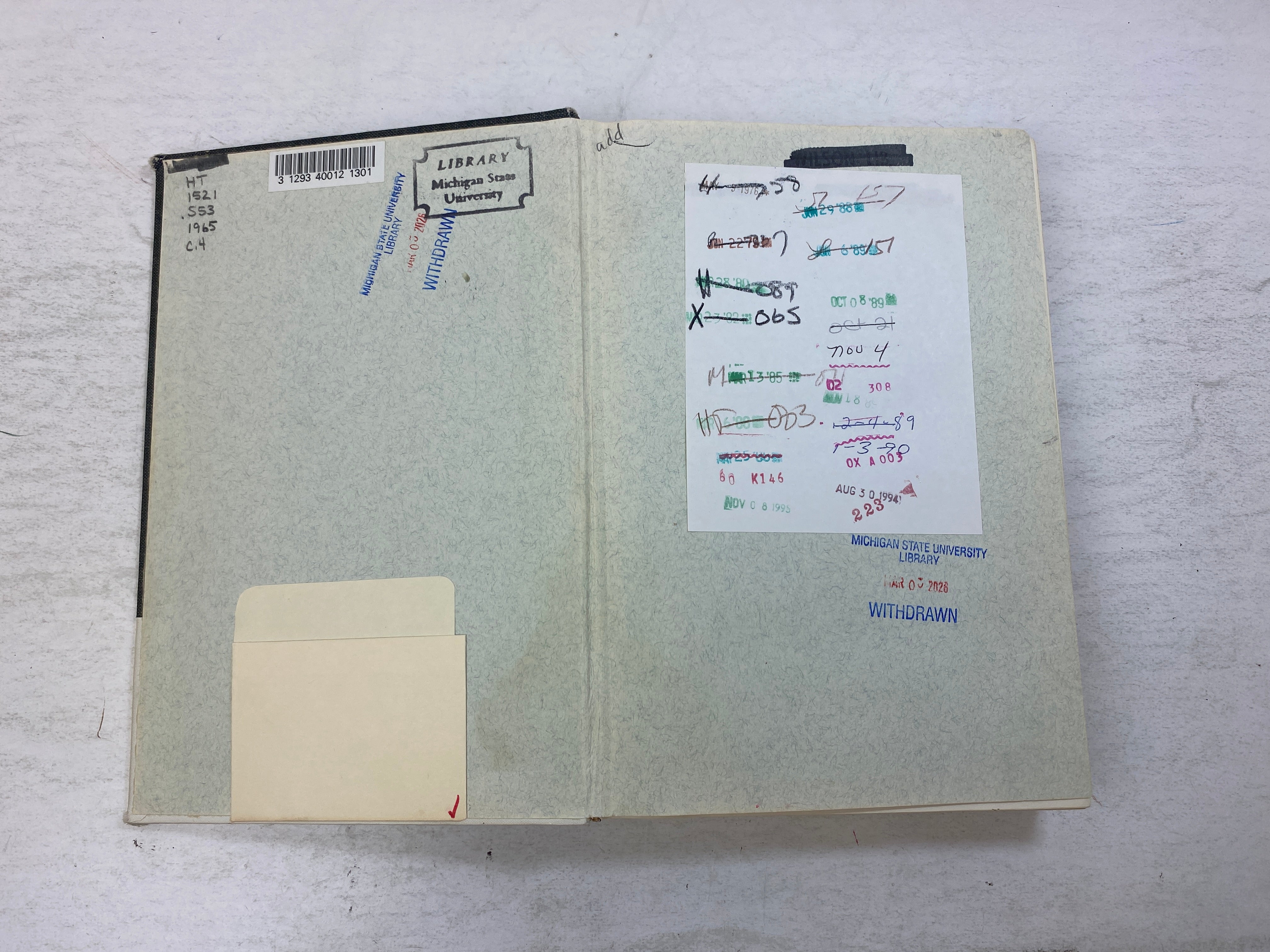 Racial and Cultural Minorities by Simpson/Yinger Ex-library 1965 HC