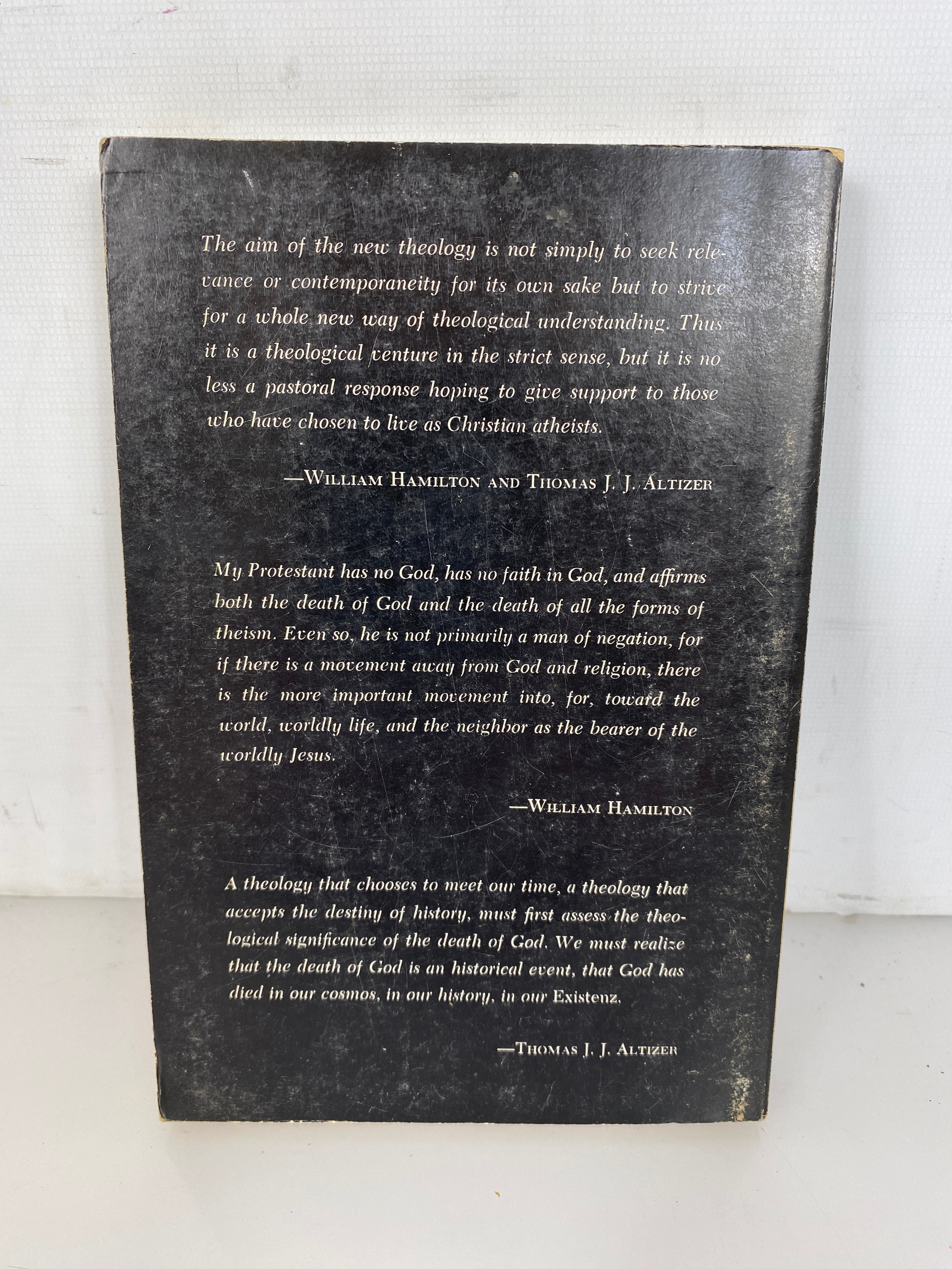 Radical Theology & The Death of God by Altizer/Hamilton 1966 SC