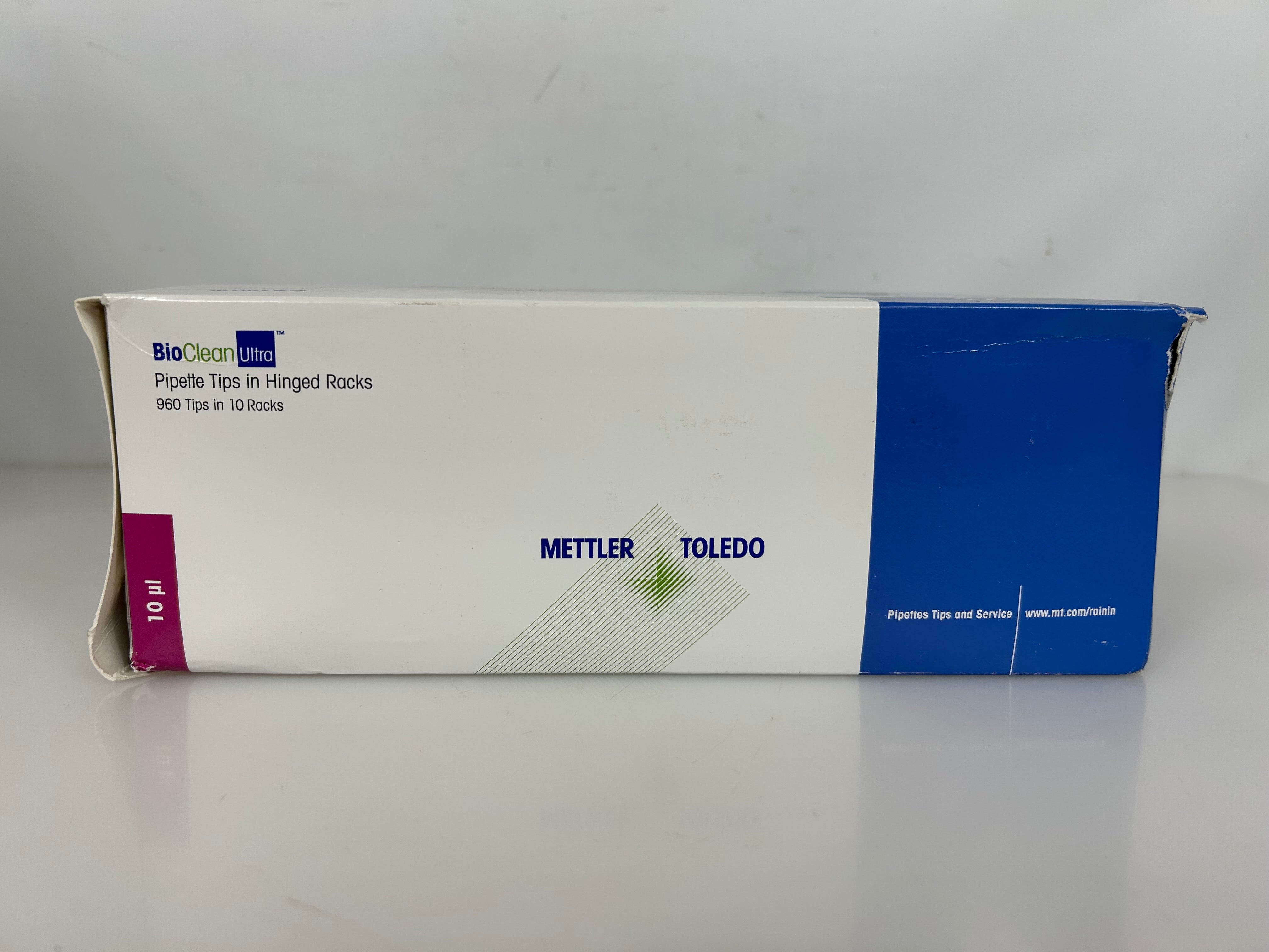 Rainin Bio Clean Ultra Pipette Tips 10µ 960 Tips in 10 Racks