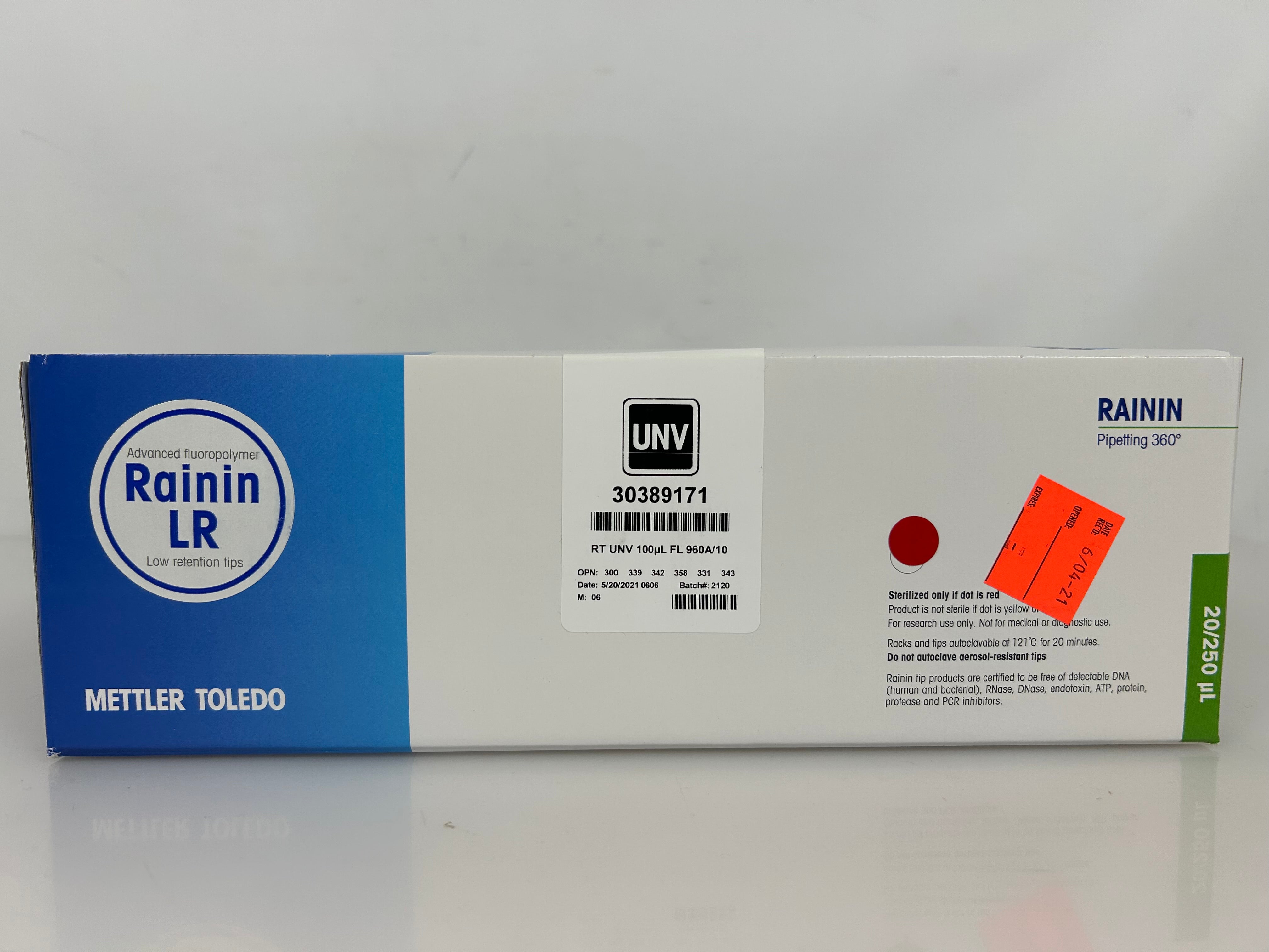 Rainin Bio Clean Ultra Pipette Tips