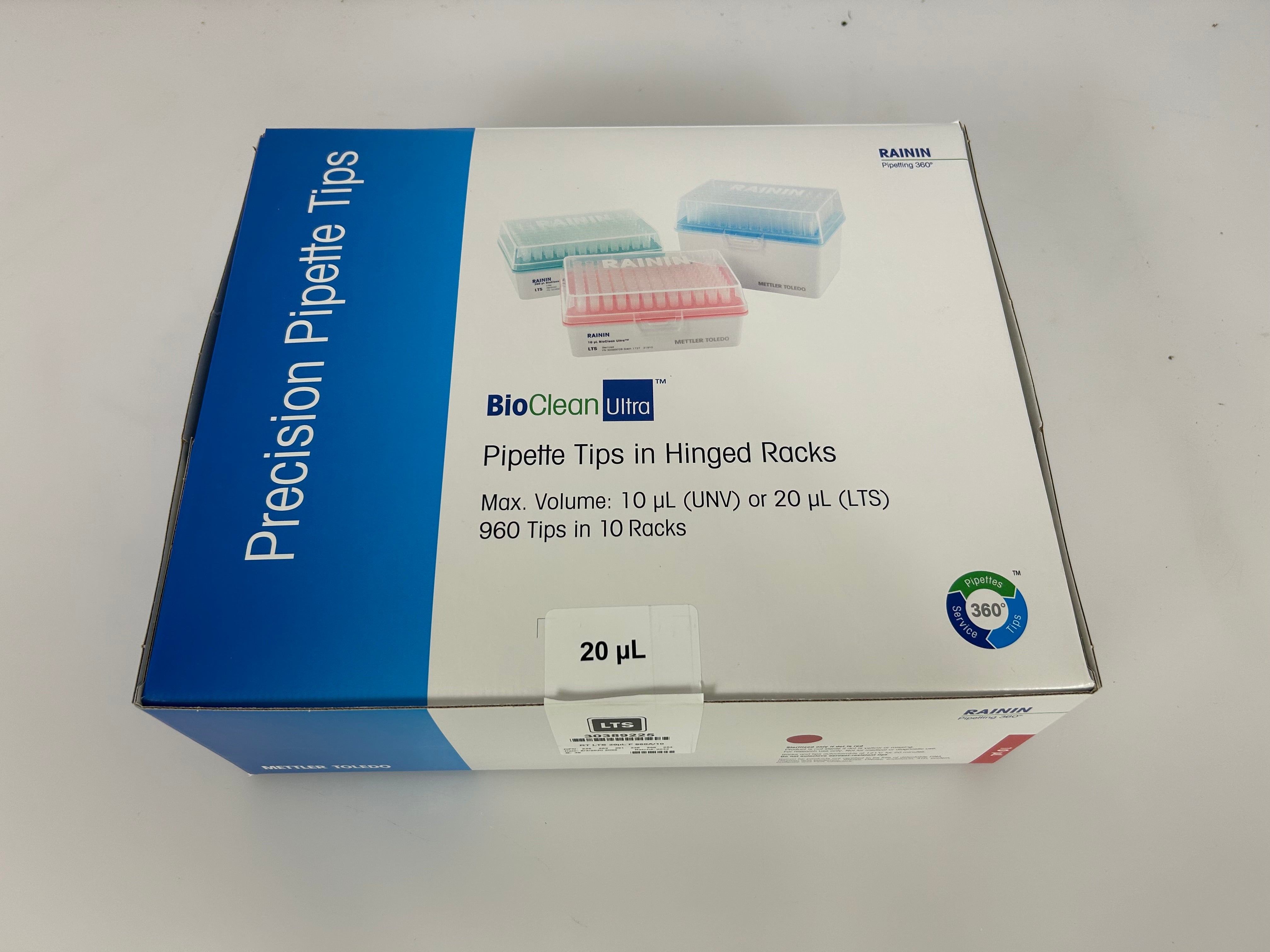 Rainin Bio Clean Ultra Pipette Tips