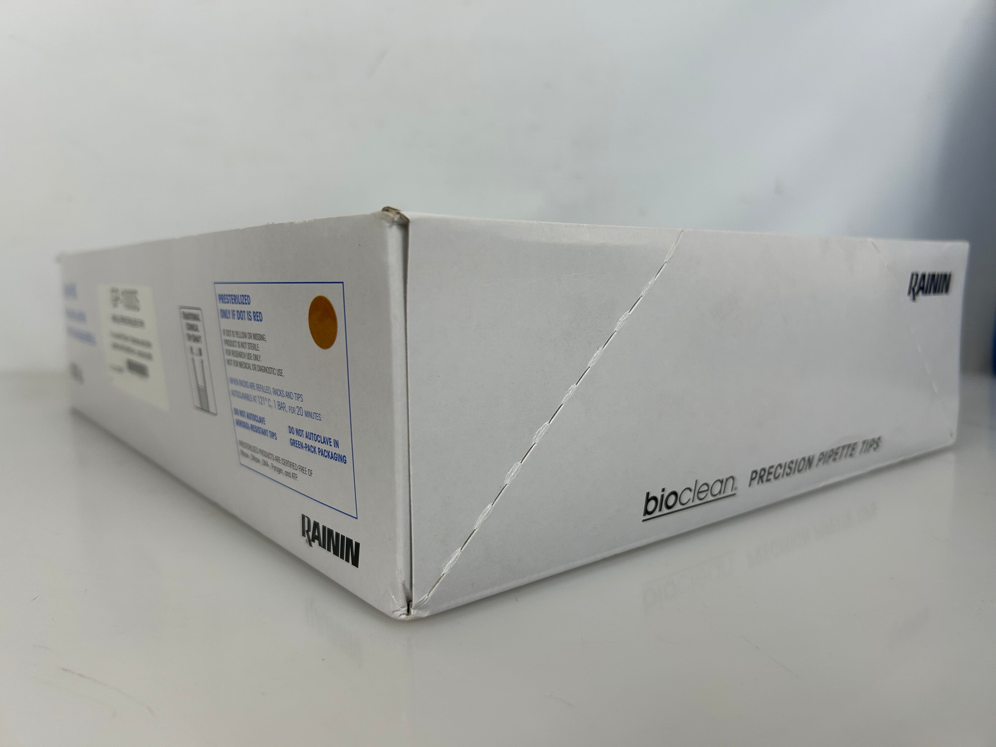Rainin Bioclean Precision Pipette 1000µ 768 Tips in 5 Sealed refills