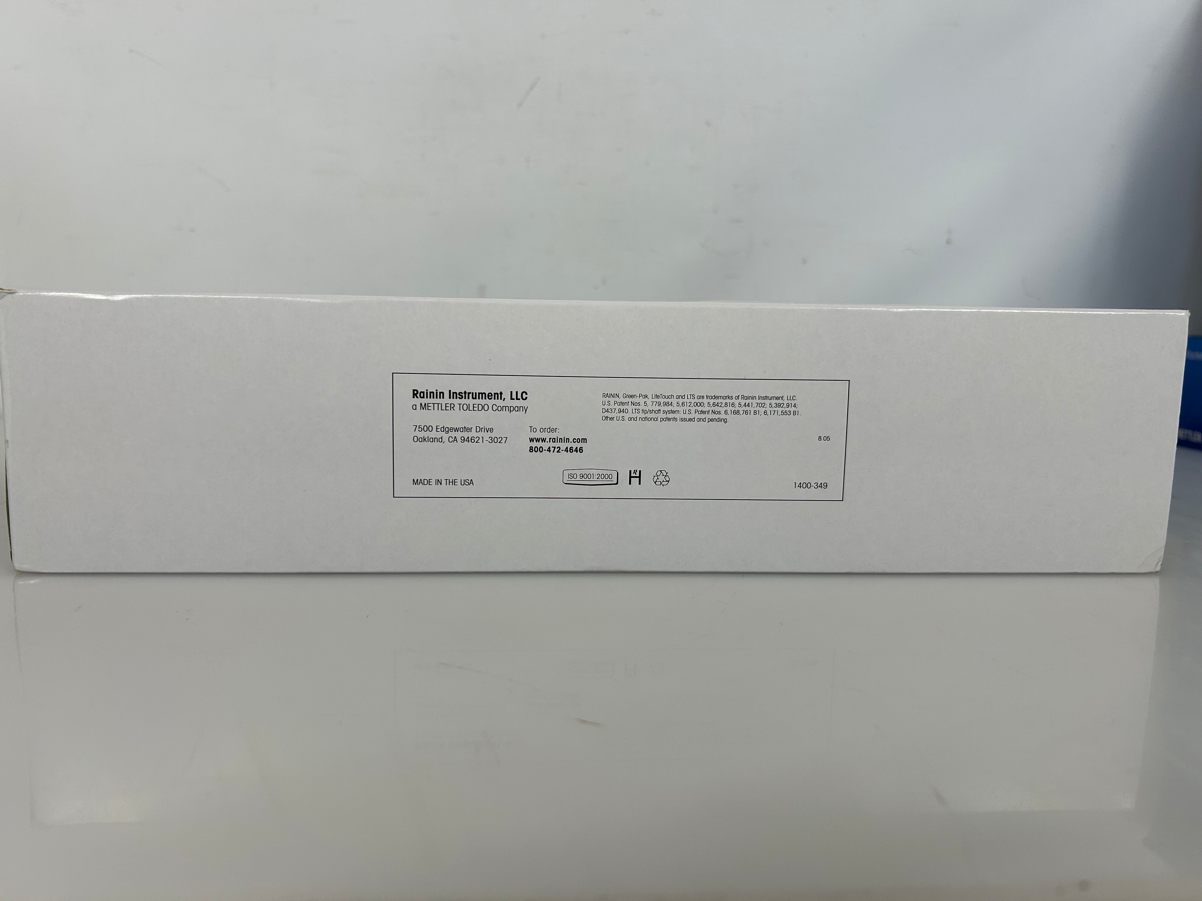 Rainin Bioclean Precision Pipette 1000µ 768 Tips in 5 Sealed refills