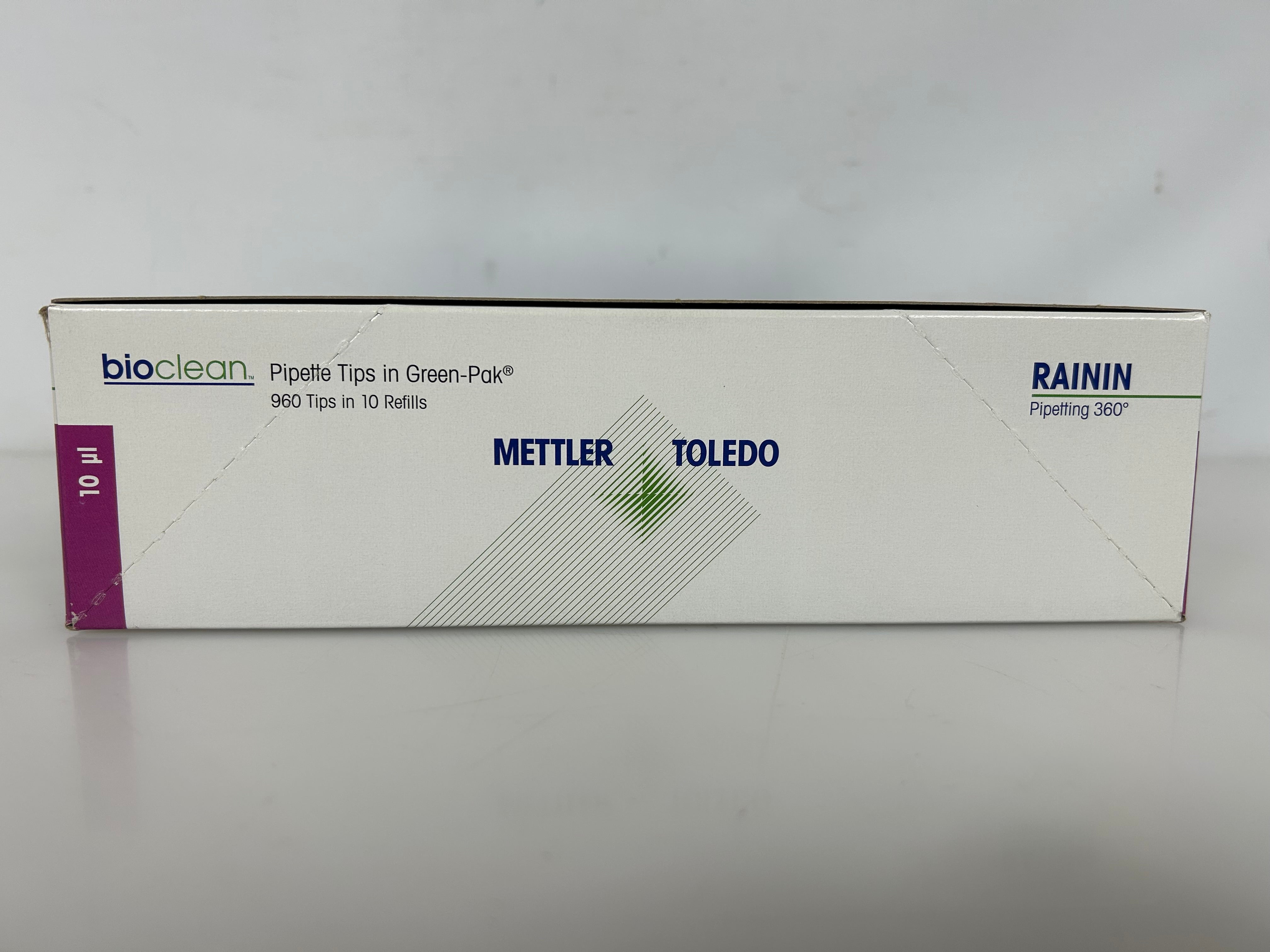 Rainin Bioclean Precision Pipette Tips 960 Tips in 10 refills Green-Pak
