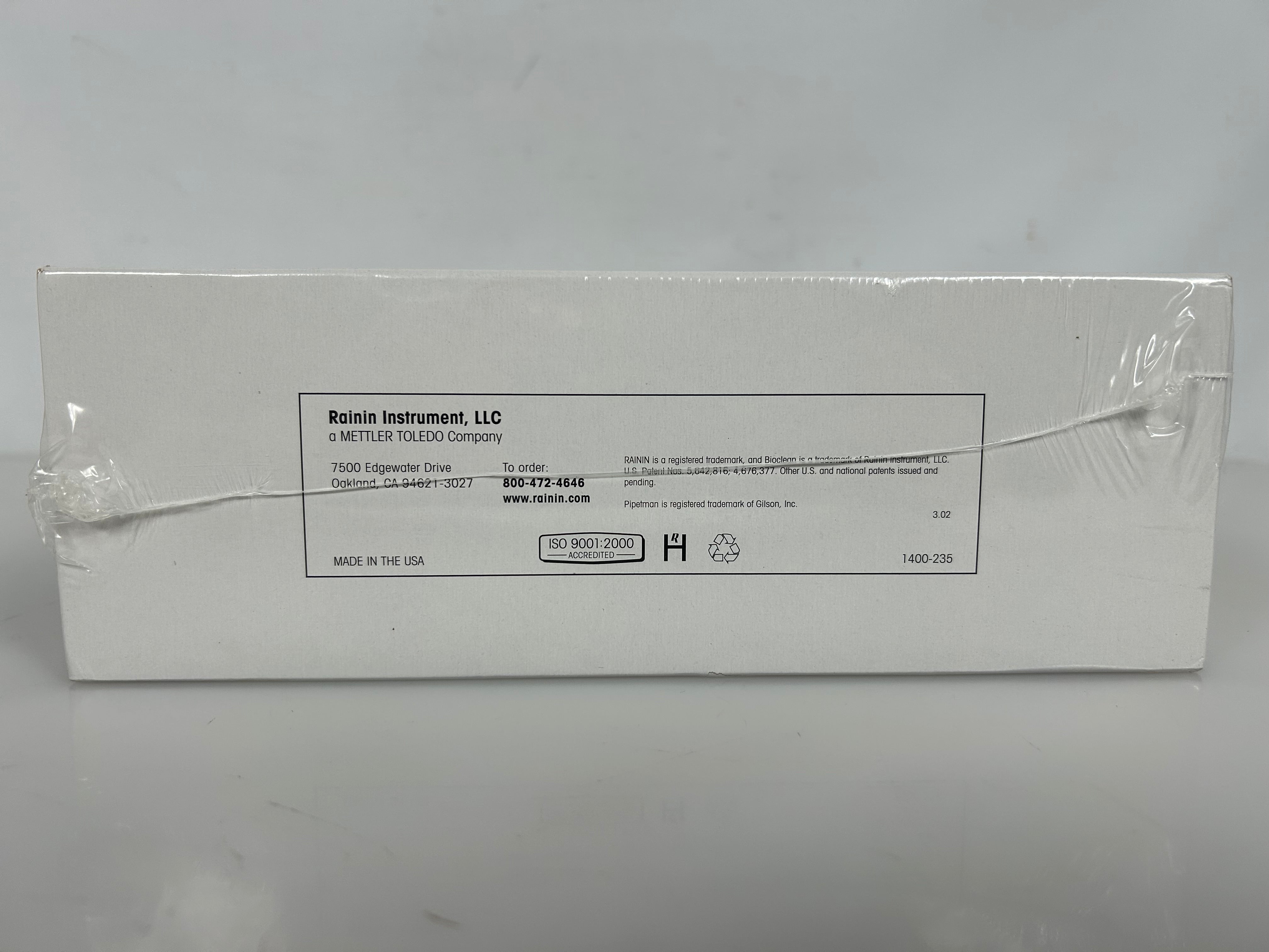 Rainin Precision Pipette Tips 10µ 960 Tips in 10 racks