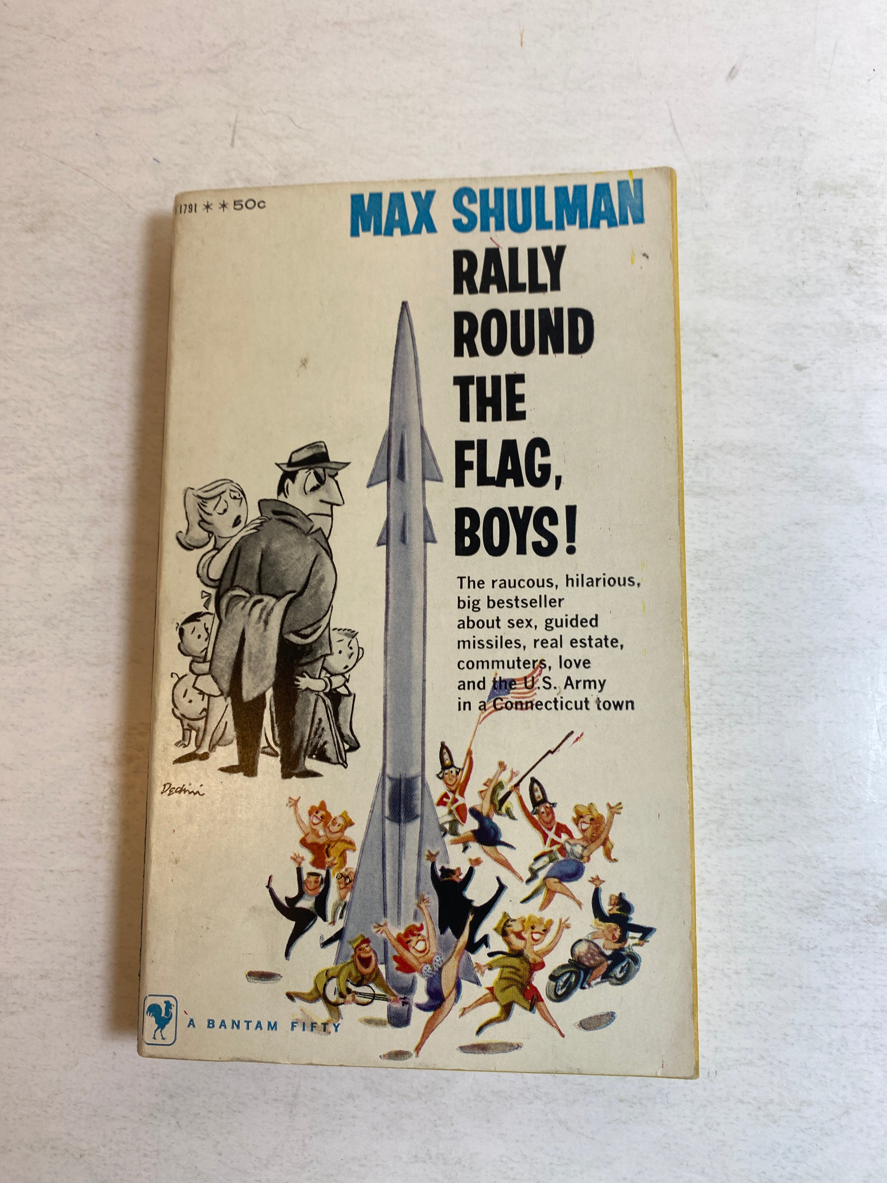 Rally Round the Flag Boys Max Shulman vintage paperback 1957