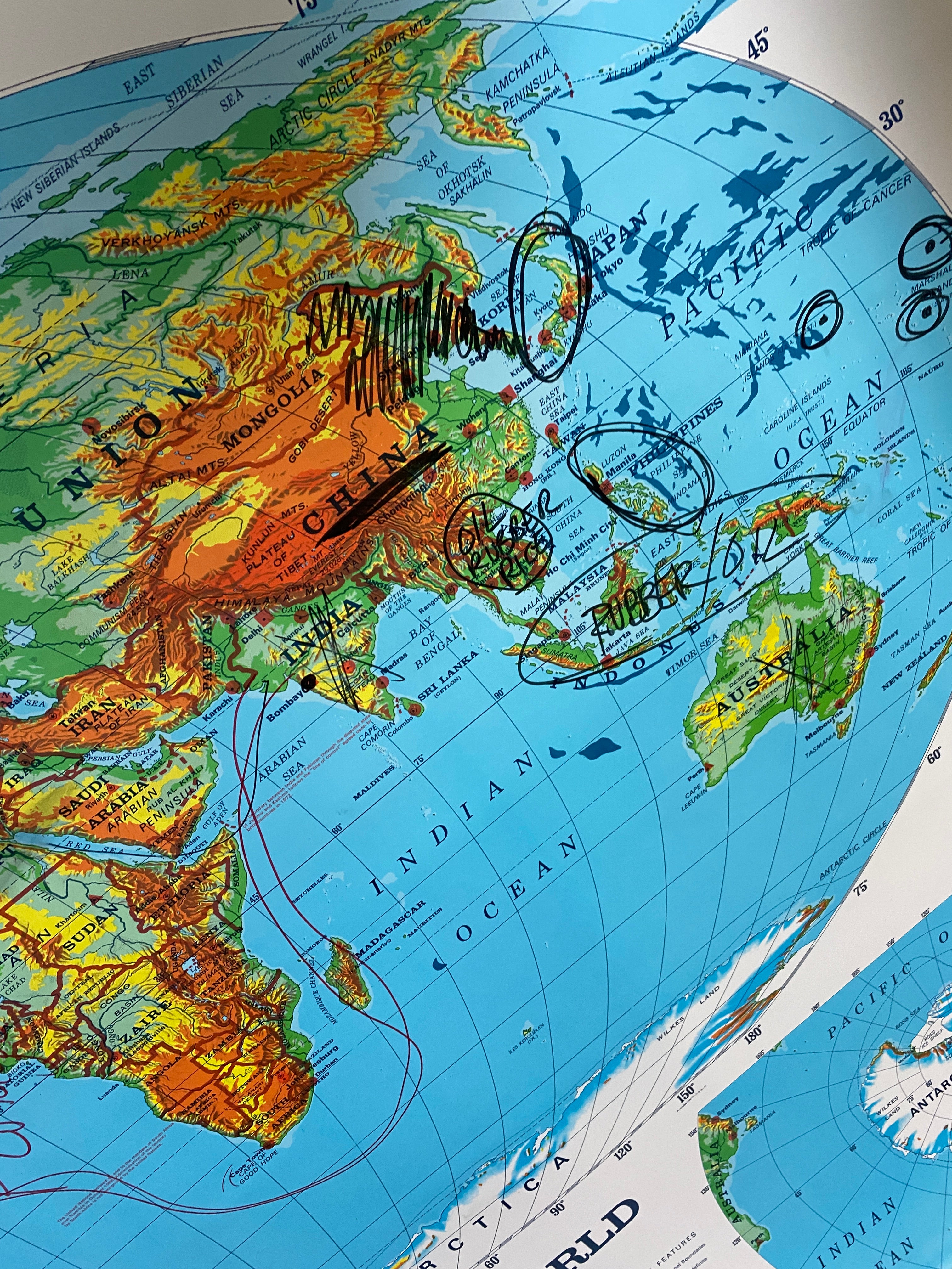Rand McNally Pull Down Layered Map