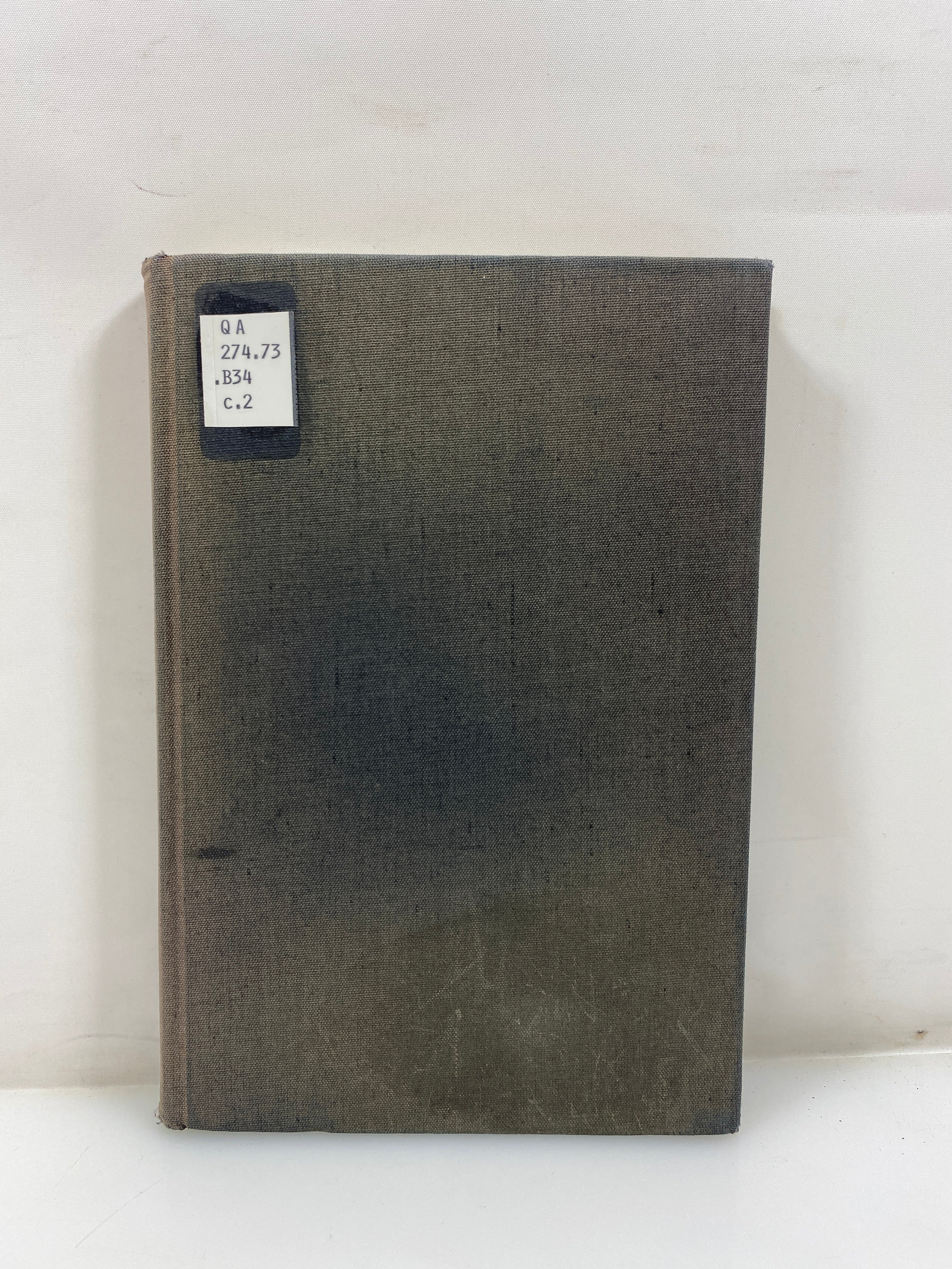 Random and Restricted Walks by Barber/Ninham Ex-library 1970 HC