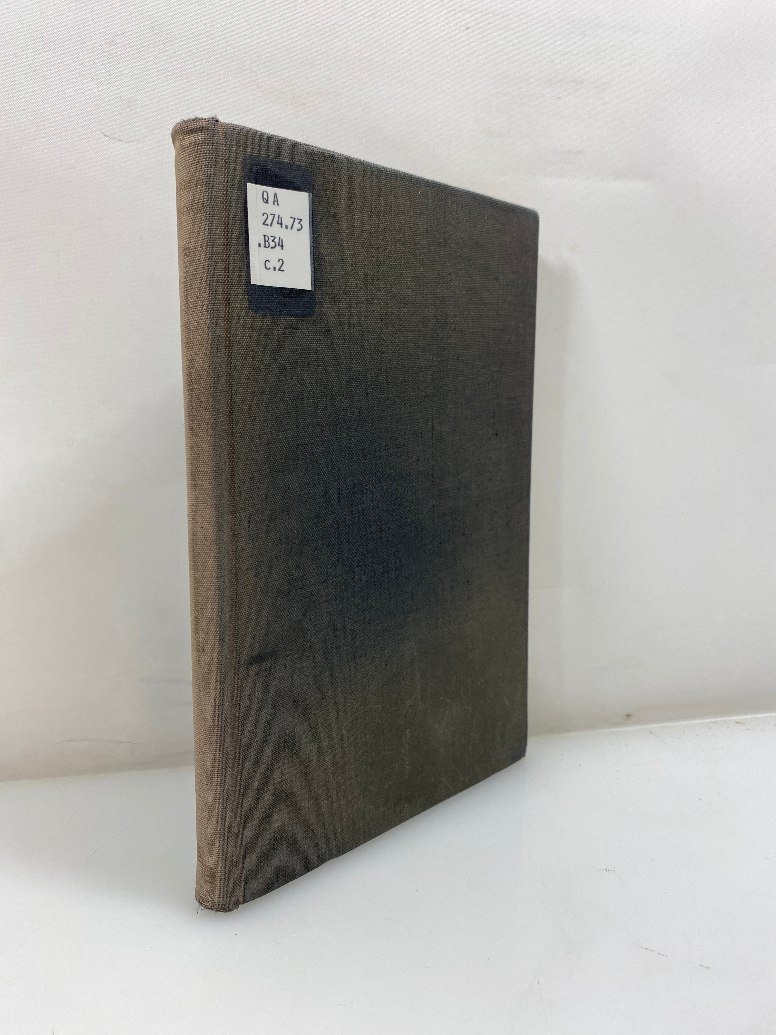 Random and Restricted Walks by Barber/Ninham Ex-library 1970 HC