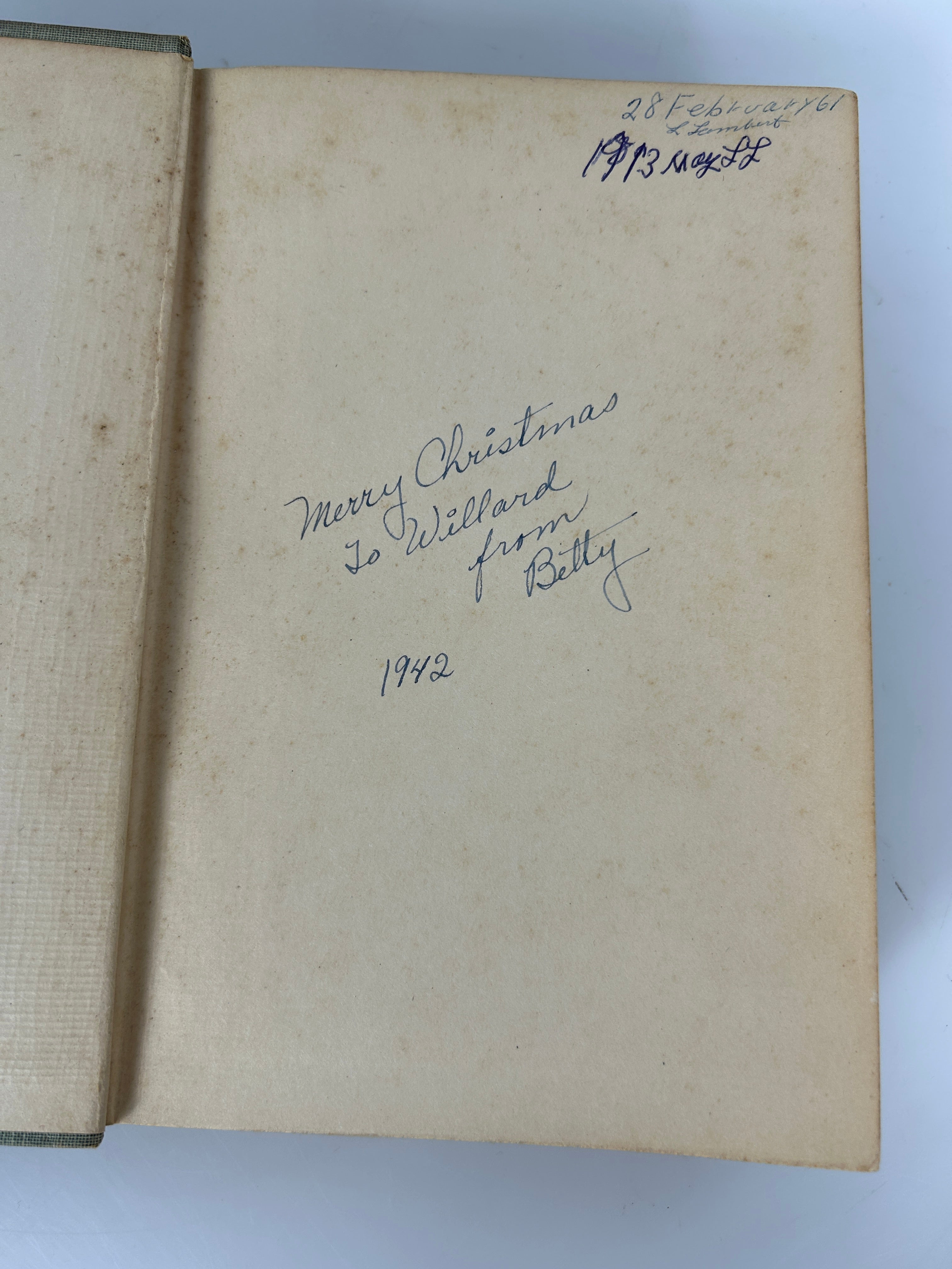 Random Harvest by James Hilton Little, Brown & Co 1942 HC