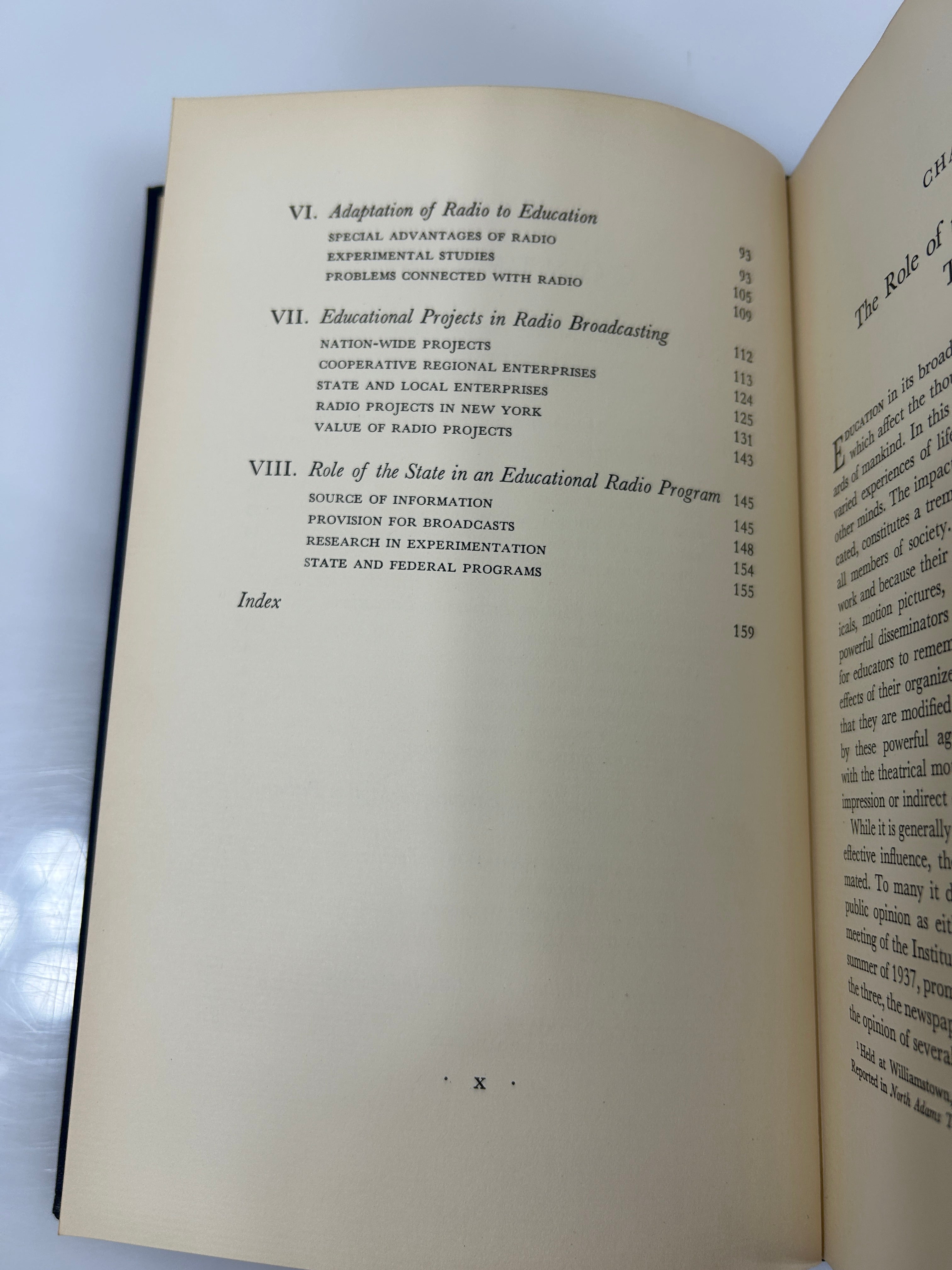 Rare 10 Volume Set 1938 Report of the NY Board of Regents Inquiry Vintage HC