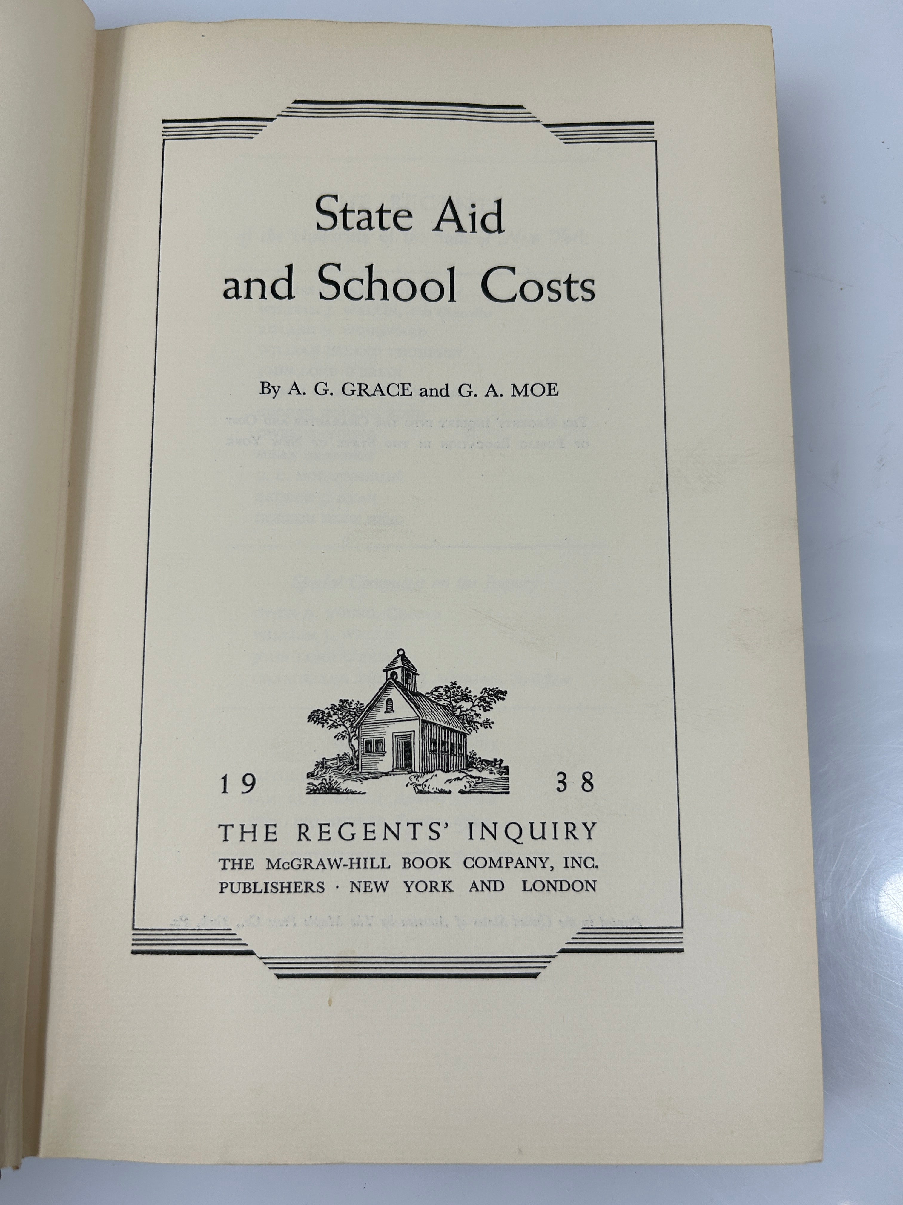 Rare 10 Volume Set 1938 Report of the NY Board of Regents Inquiry Vintage HC