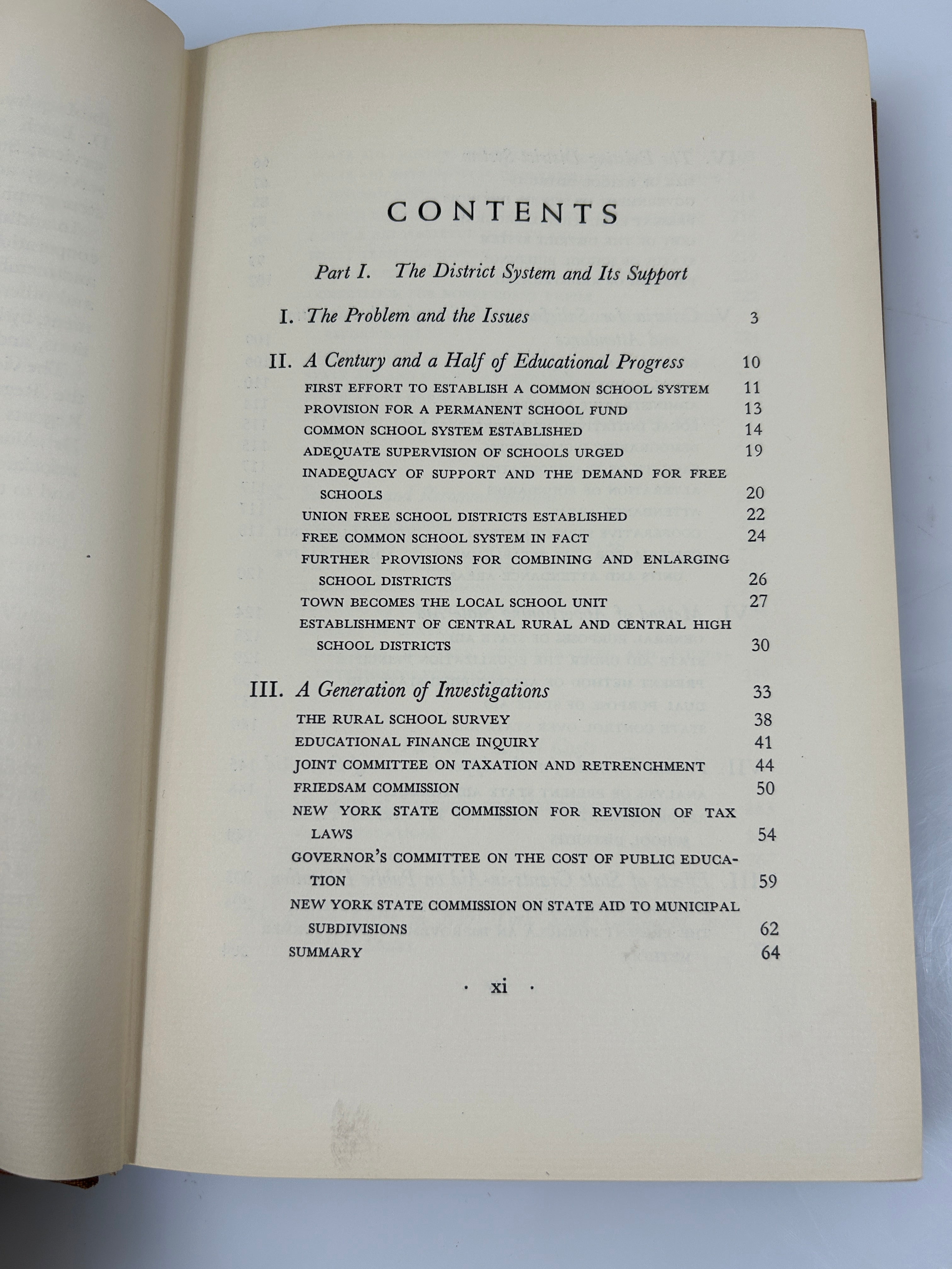Rare 10 Volume Set 1938 Report of the NY Board of Regents Inquiry Vintage HC