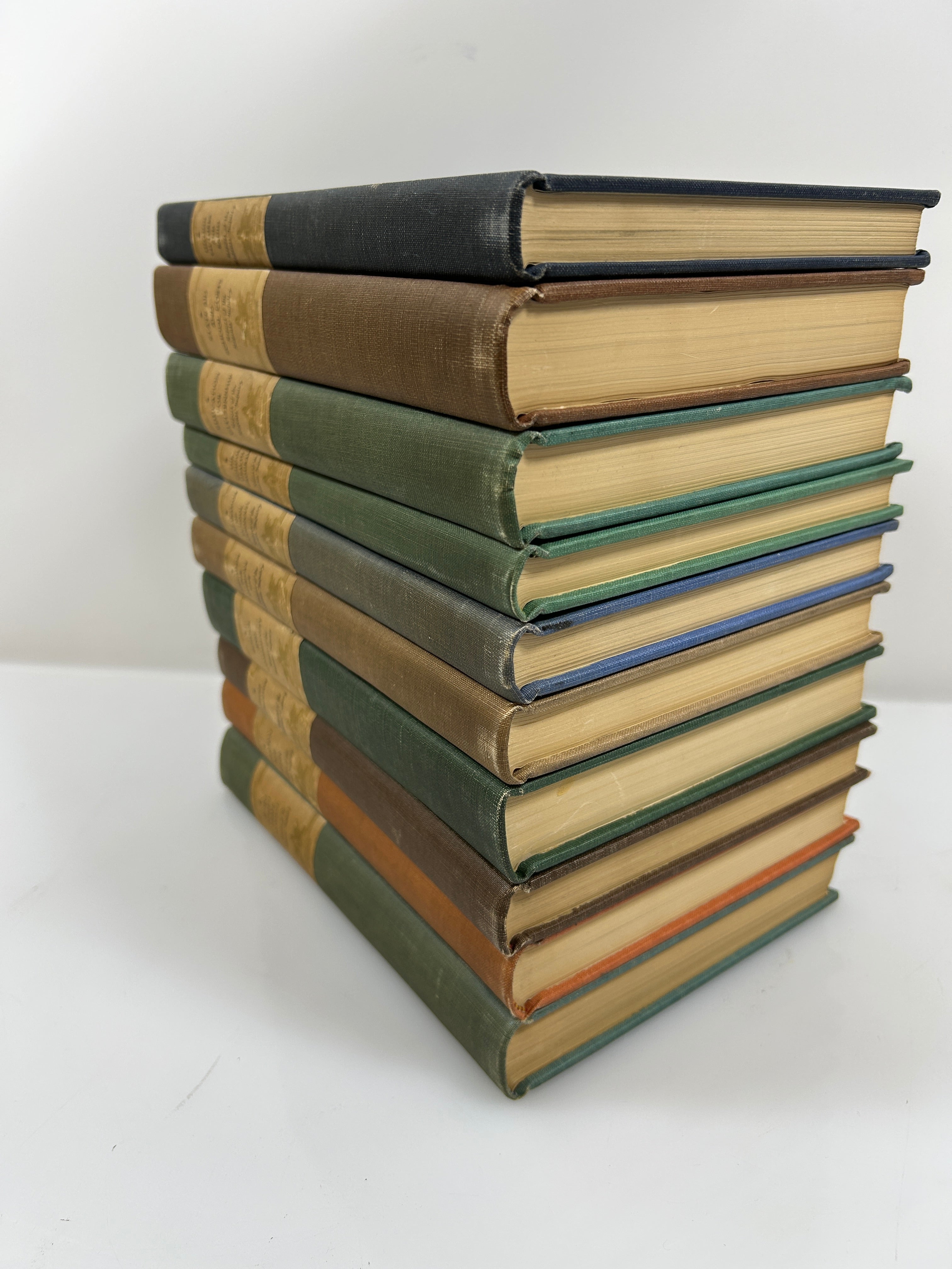 Rare 10 Volume Set 1938 Report of the NY Board of Regents Inquiry Vintage HC