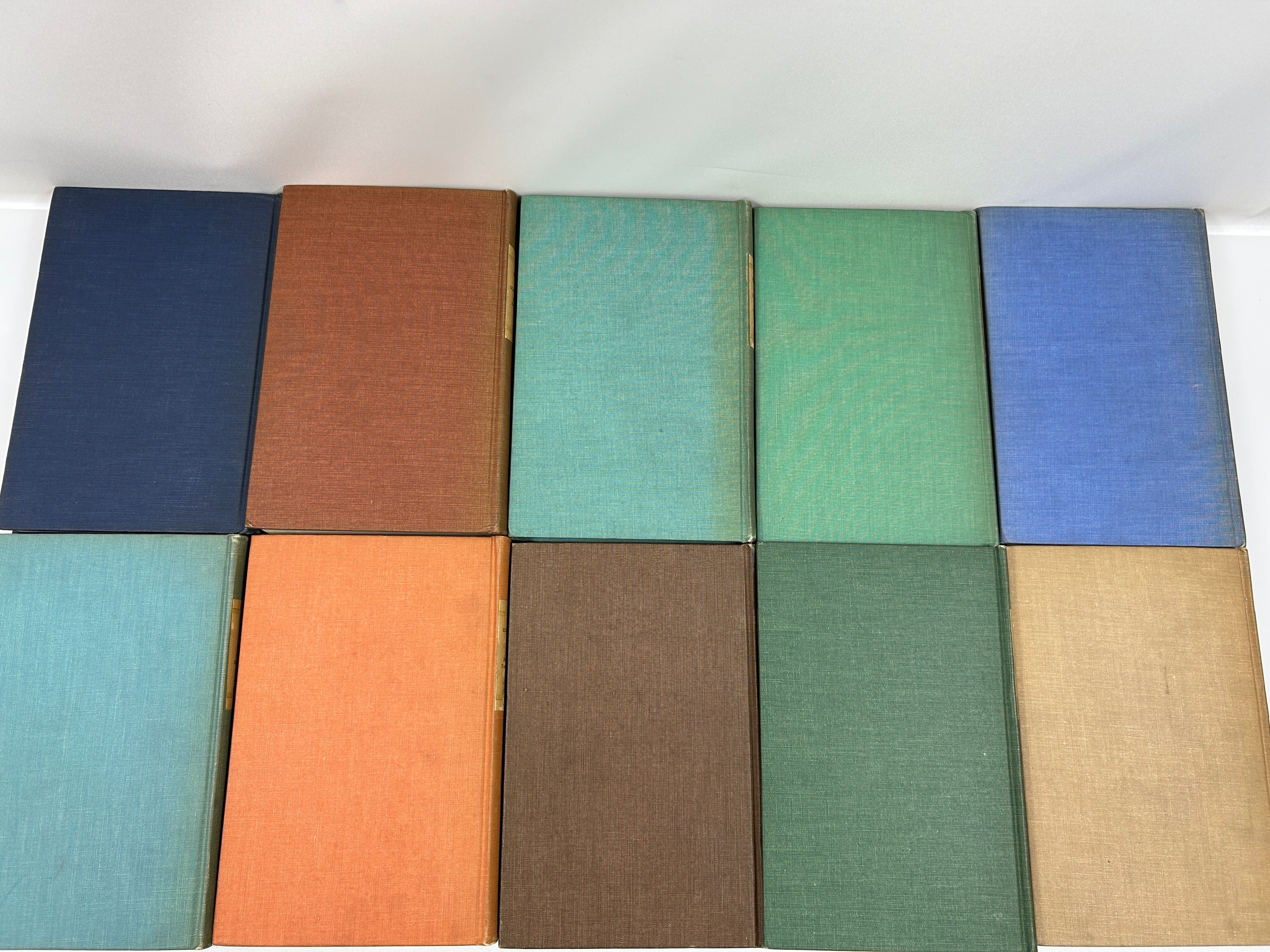 Rare 10 Volume Set 1938 Report of the NY Board of Regents Inquiry Vintage HC