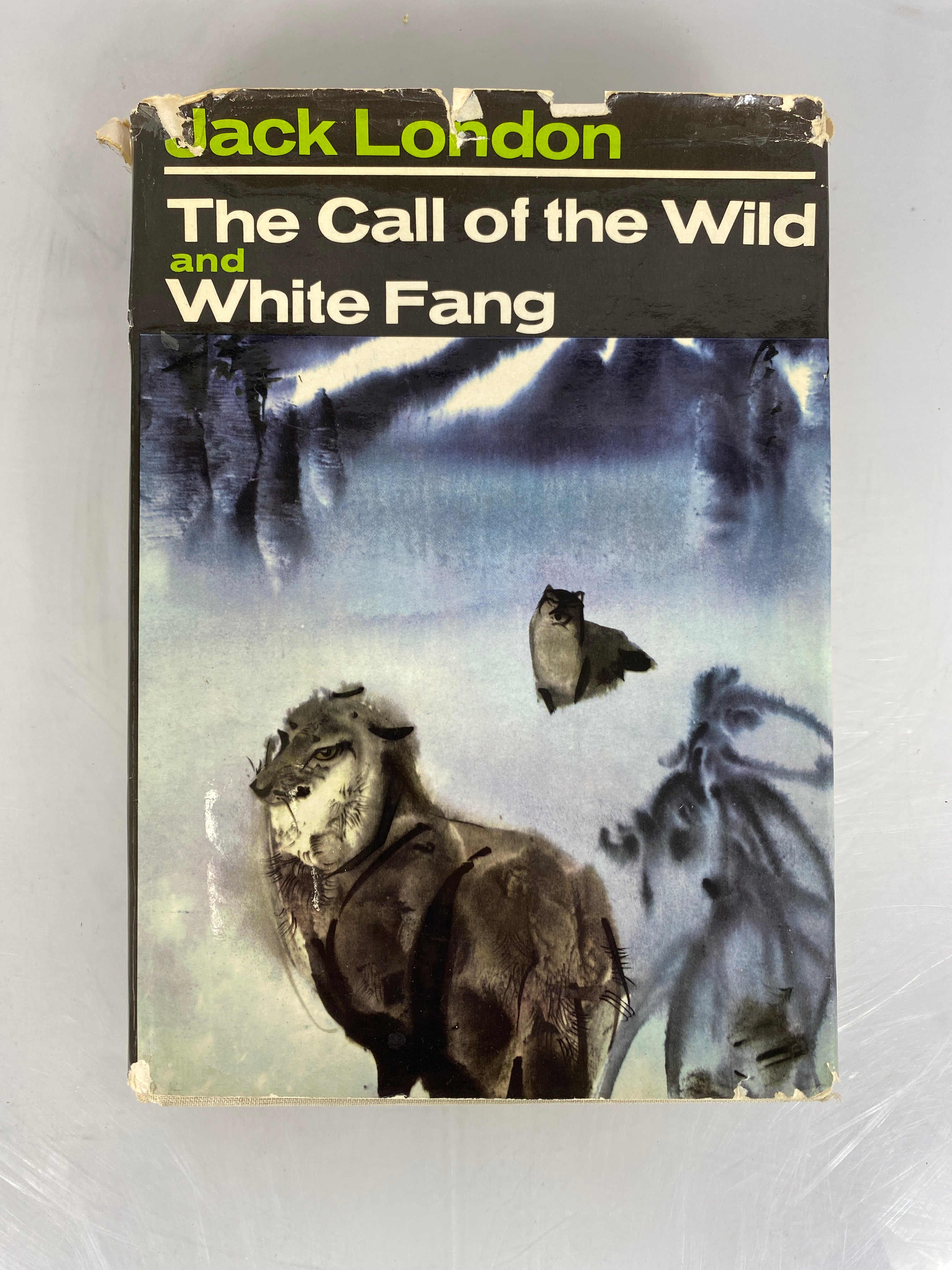 Rare Jack London Call of the Wild/White Fang Illustrated by Mirko Hanak HCDJ