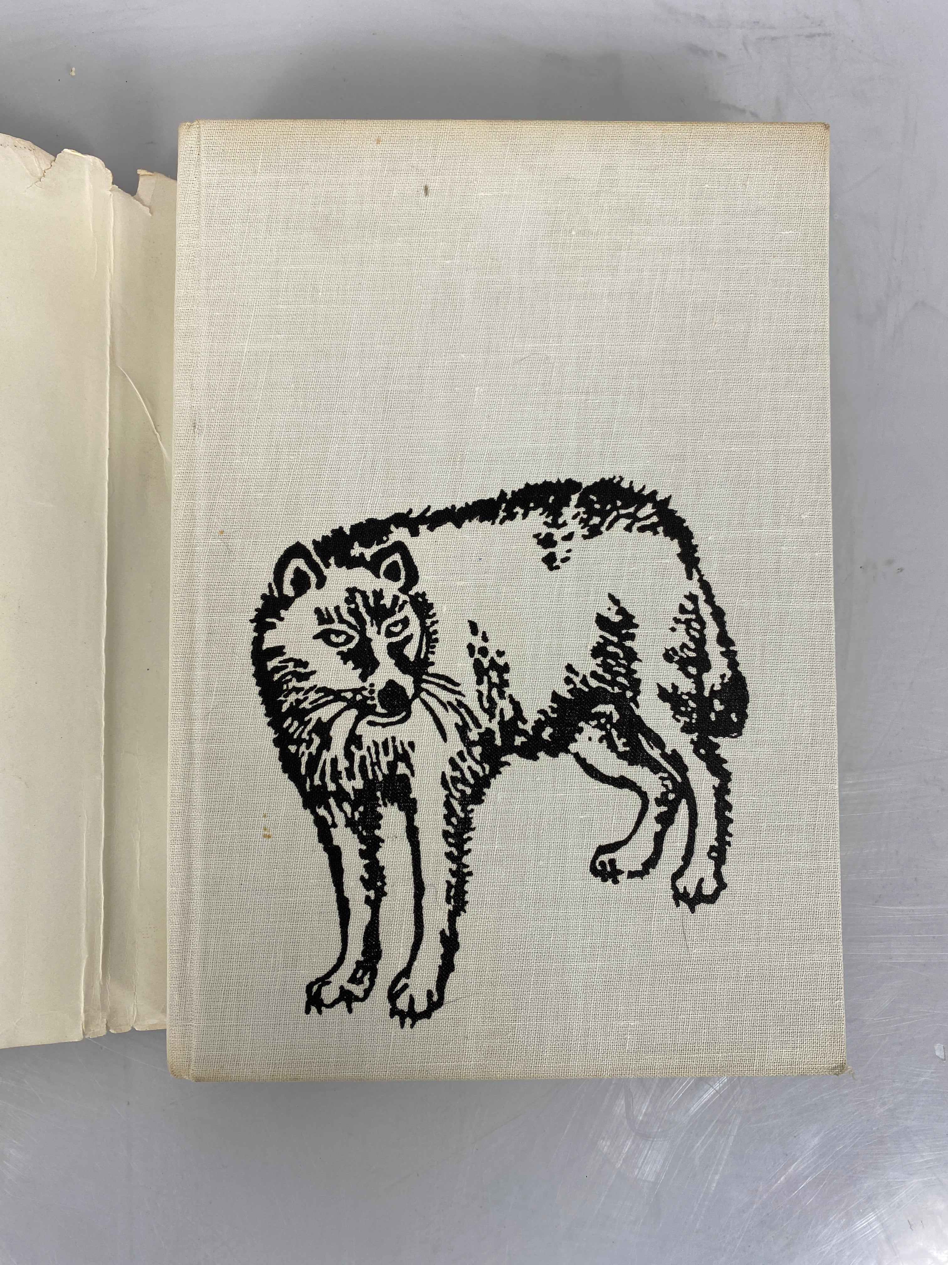 Rare Jack London Call of the Wild/White Fang Illustrated by Mirko Hanak HCDJ